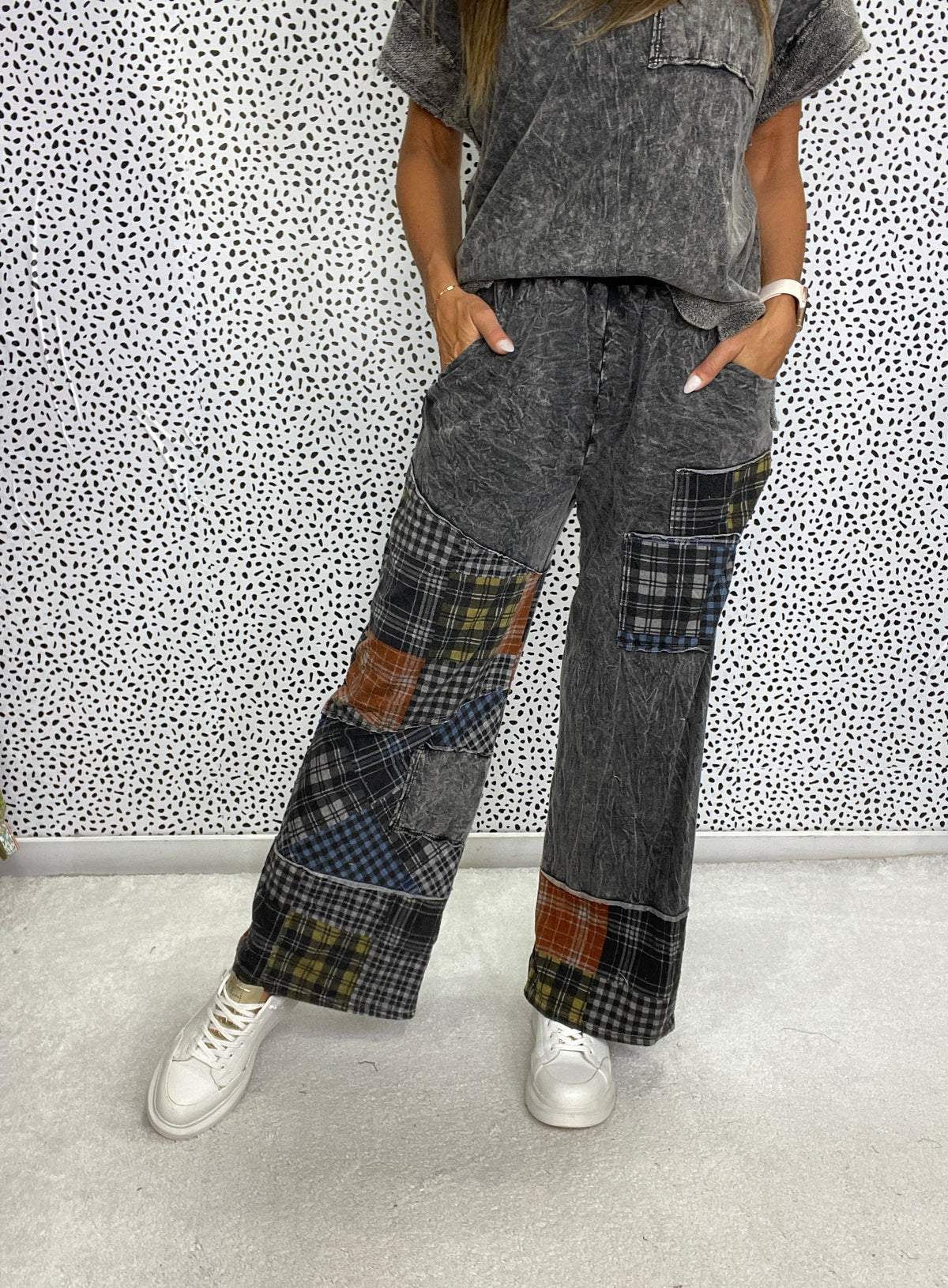 Woodland Patchwork Pants in 2 Colors