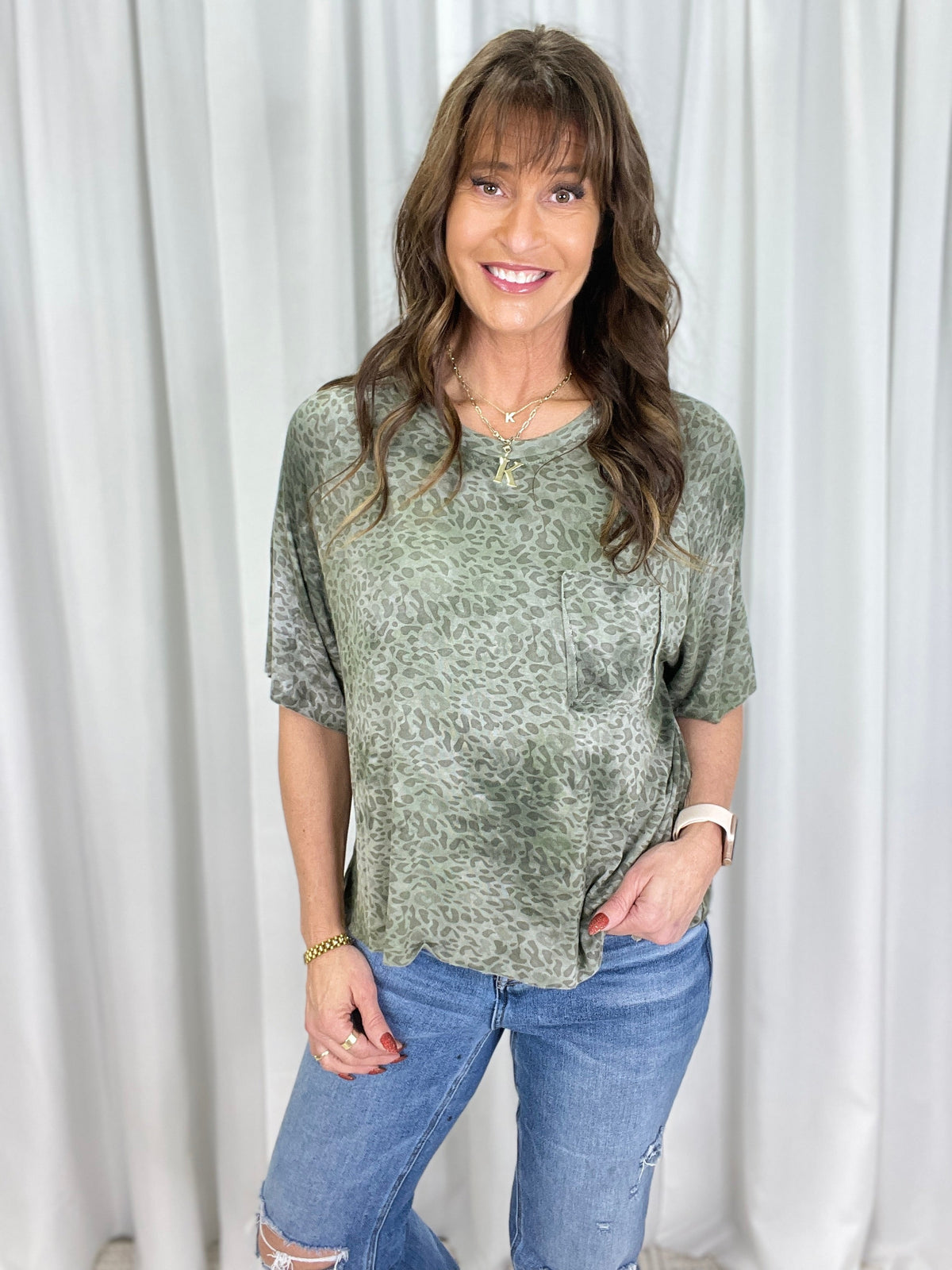 POL Wander Wild Short Sleeve Top In 2 Colors *Final Sale*