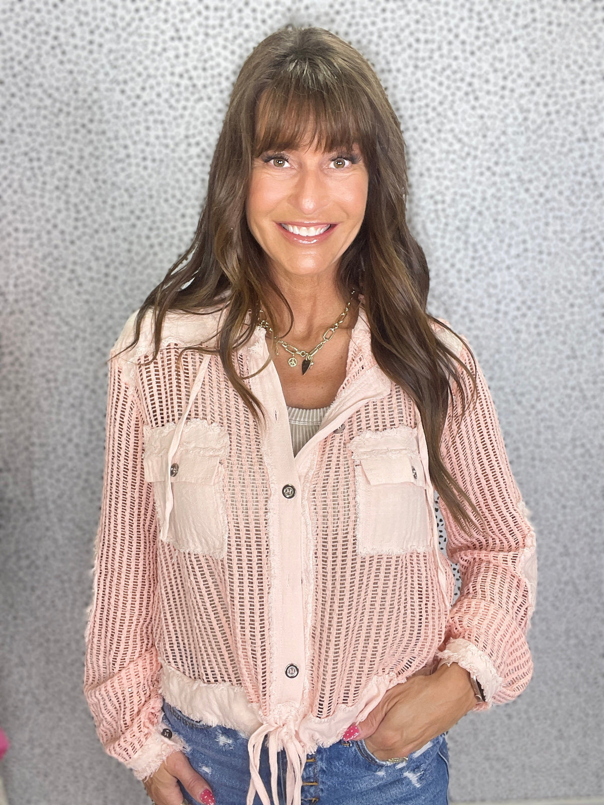 Pol Drift Sheer Hoodie Top in 3 Colors