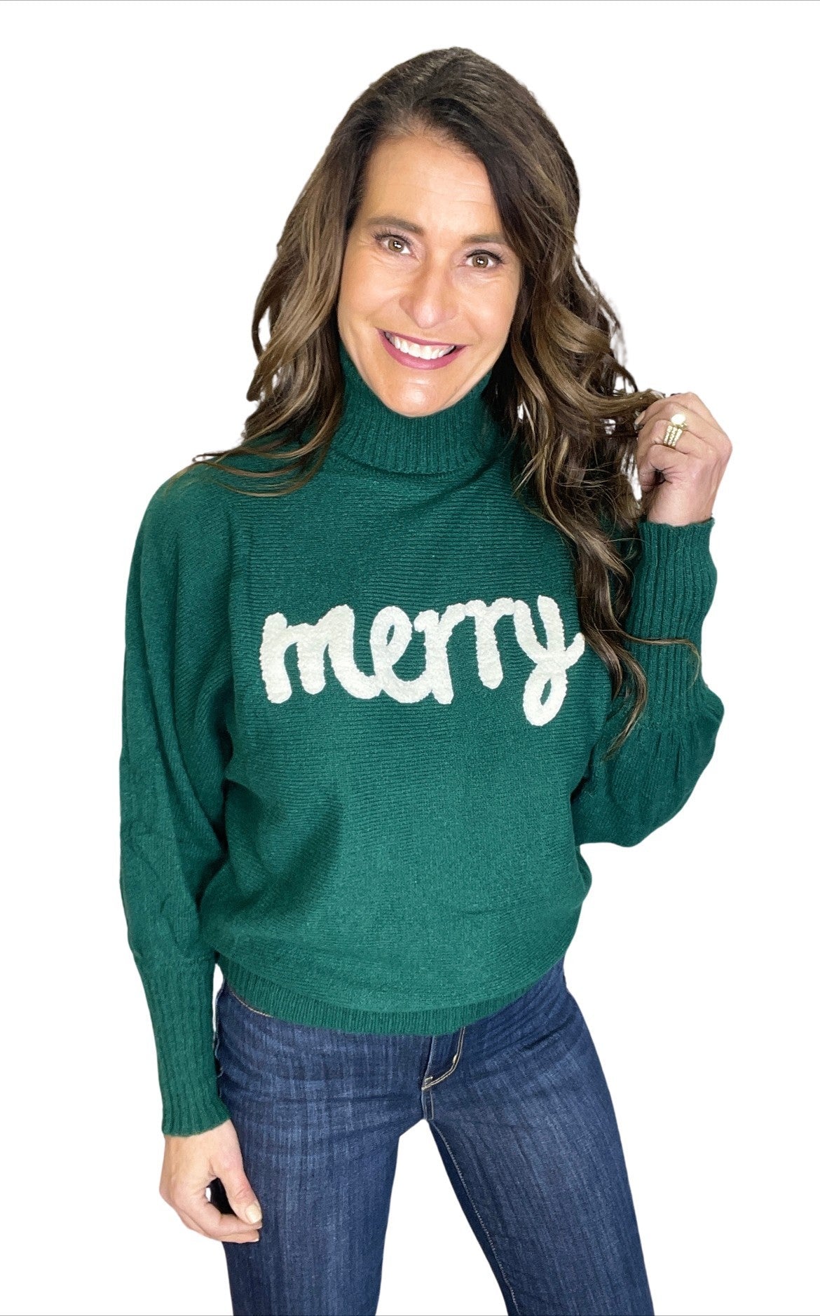 Merry Sweater In Deep Green
