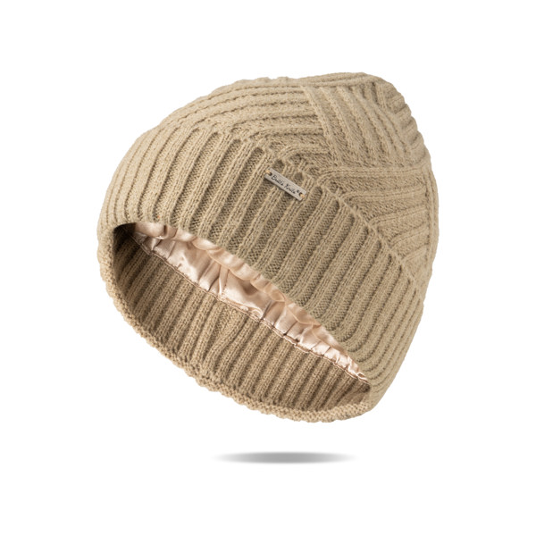 Sleek And Snug Satin Lined Beanie In 4 Colors