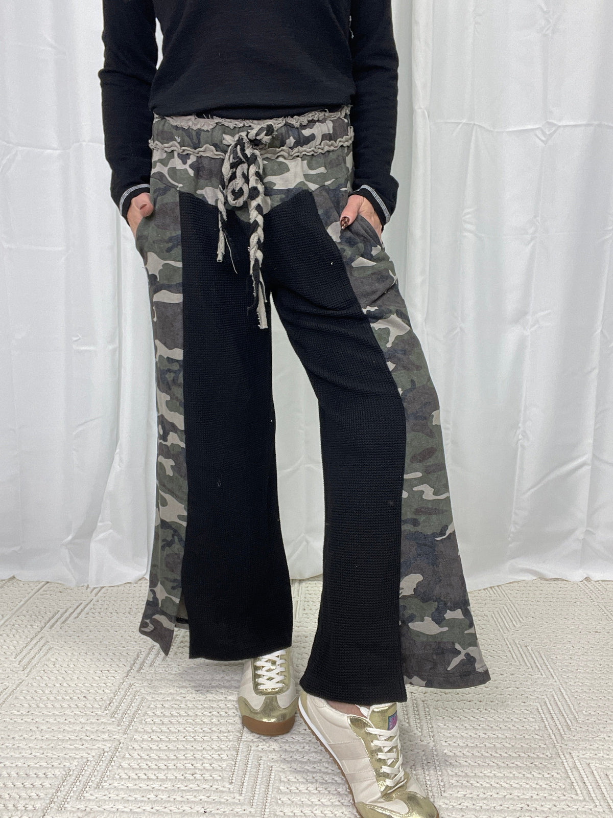 POL Rebel Knit Cargo Pants In 2 Colors