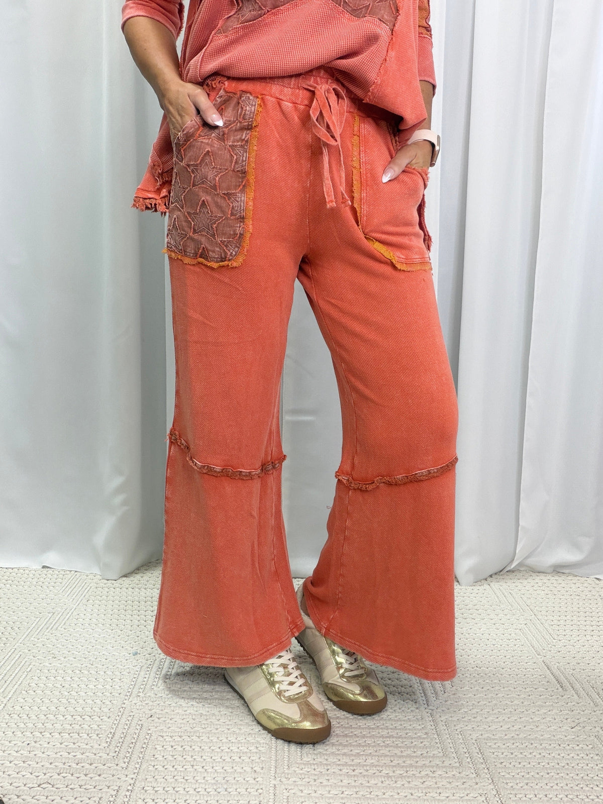 Starry Lounge Wide-Leg Pants in 4 Colors