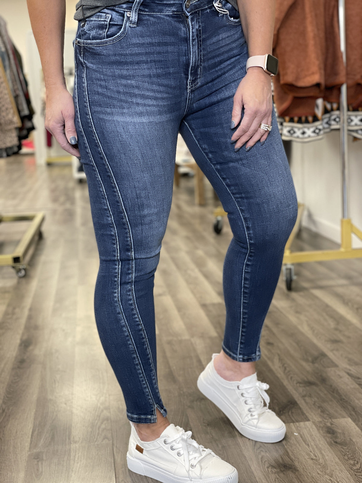 KanCan Monica High Rise Seam Slimming Skinny Jean 504D *Final Sale*