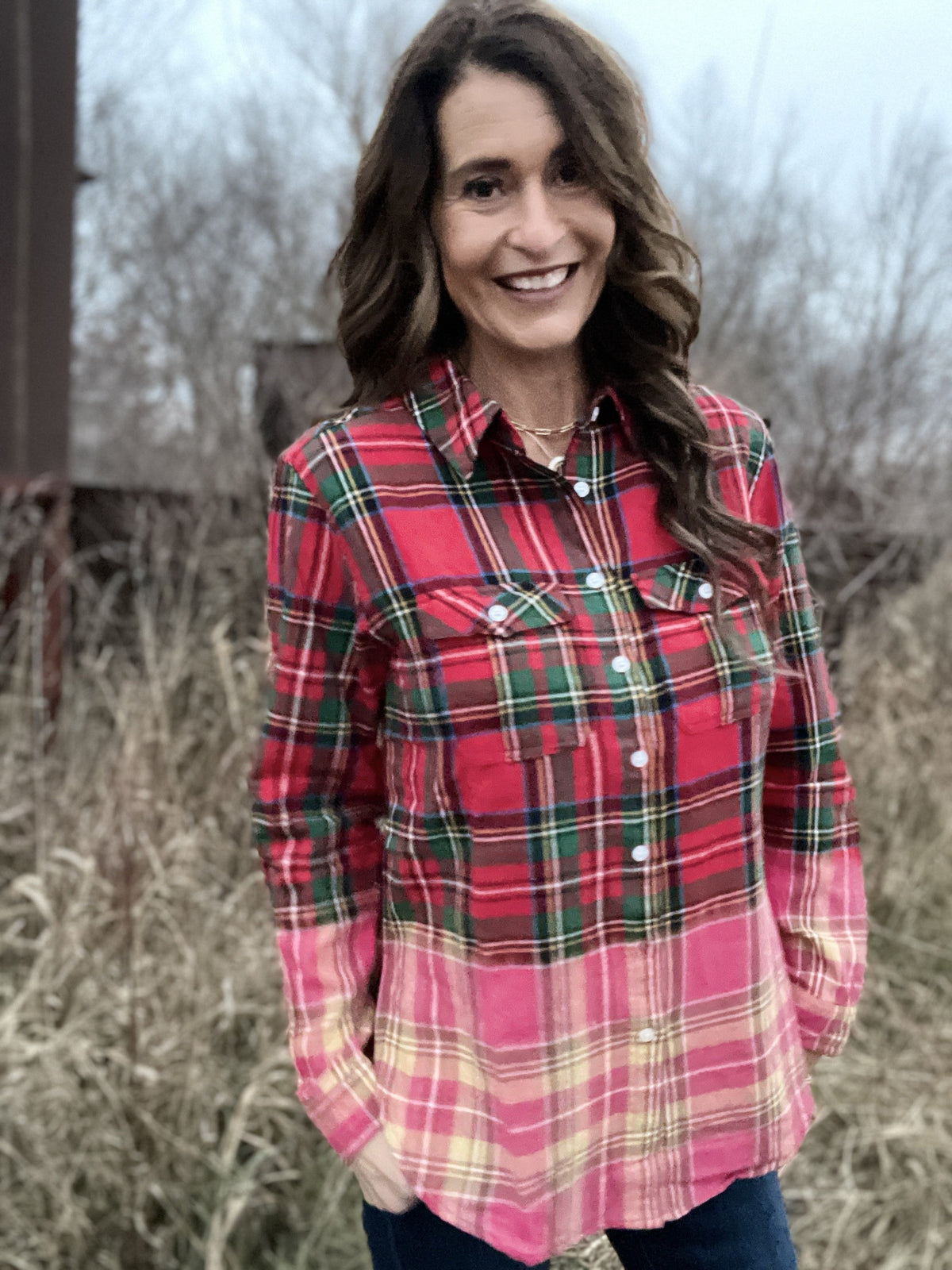 Red and Green Flannel