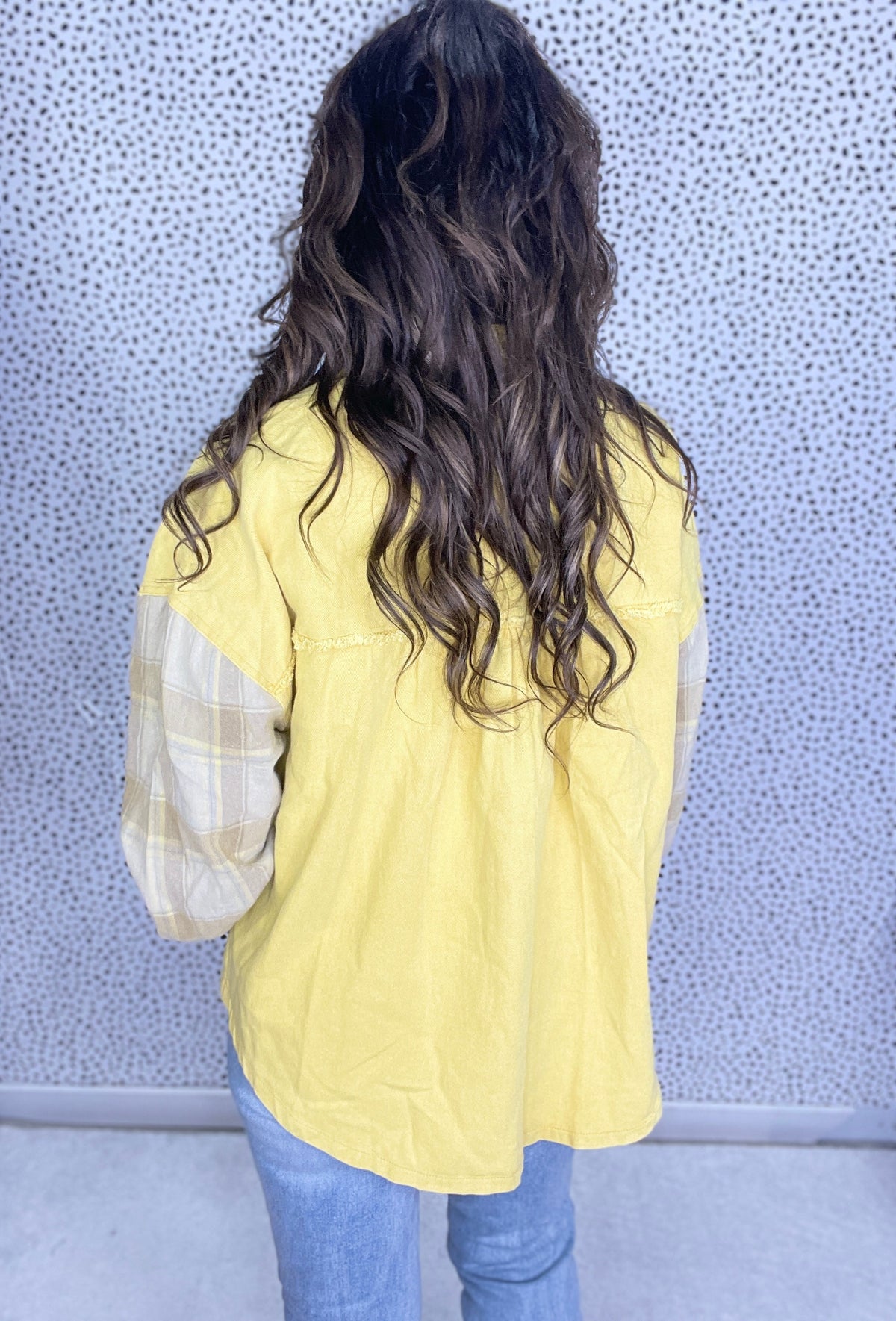 Pol Golden Days Plaid Jacket *Final Sale*