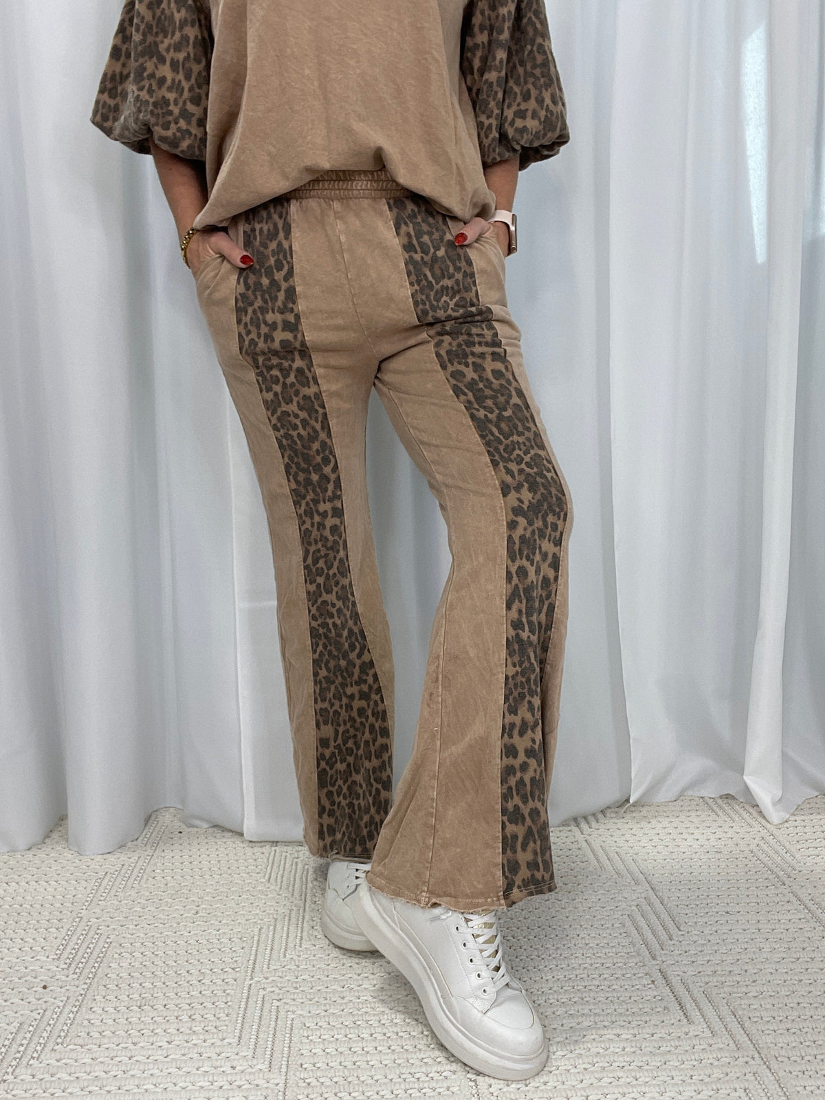 Highly Anticipated Cheetah Print Flare Pants In 3 Colors