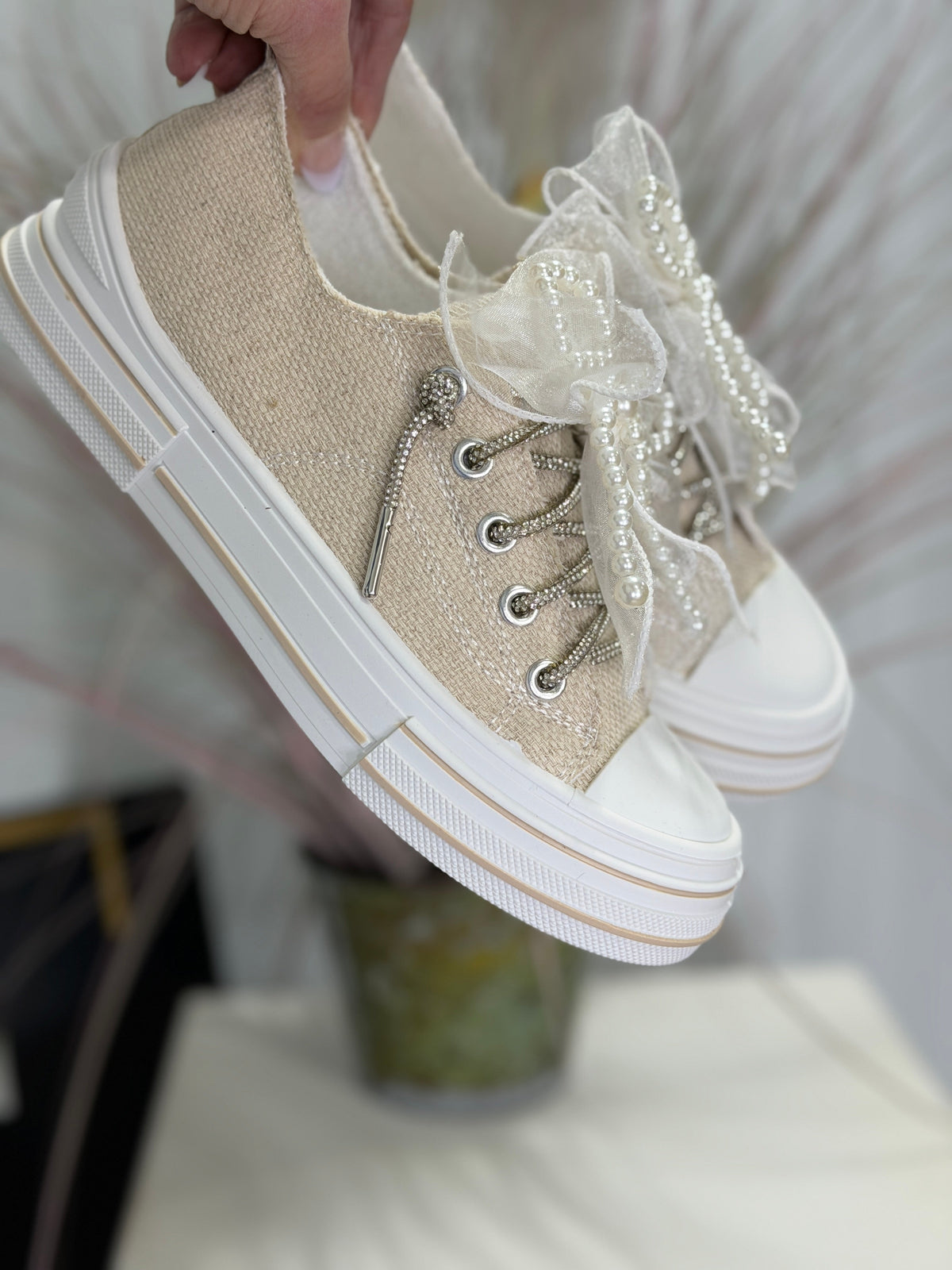 Very G Aman Natural Pearl Sneakers *Final Sale*