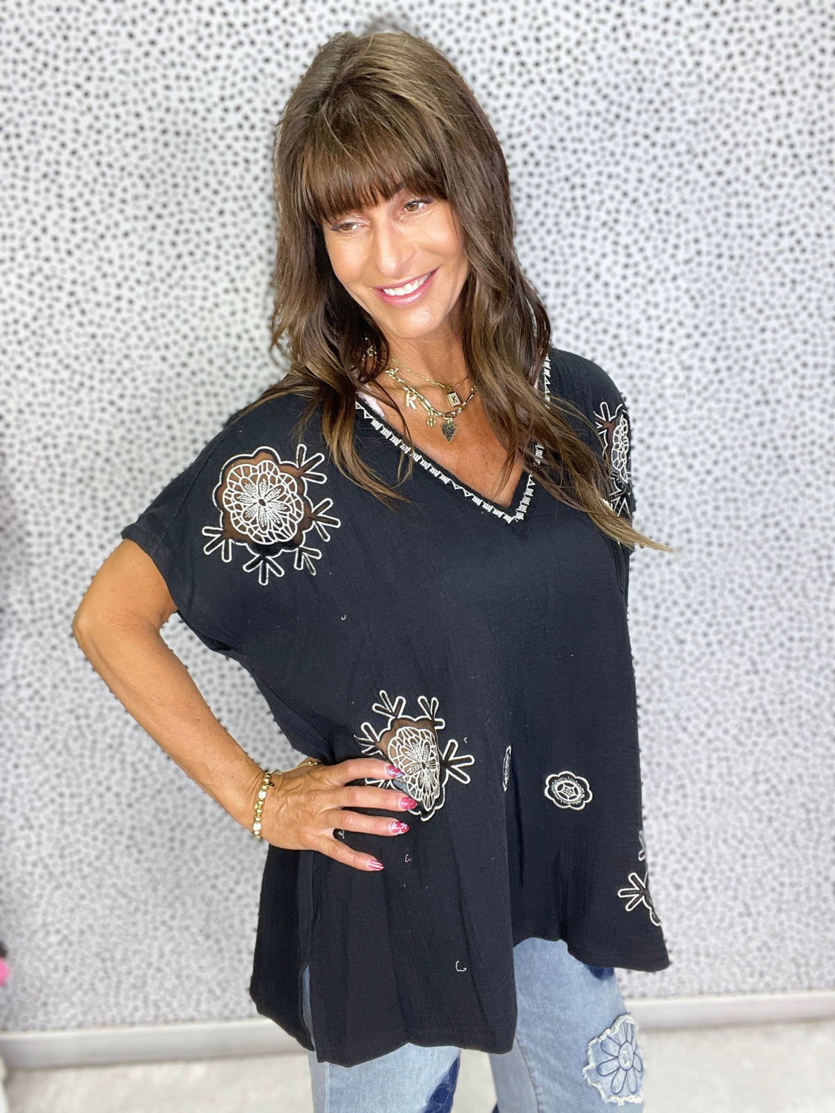 Pol The Sunlit Bloom Relaxed Fit Top in 3 Colors *Final Sale*