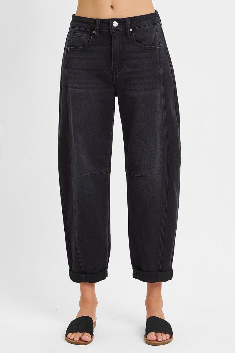 Risen Melissa Barrel Jeans 901 In Black