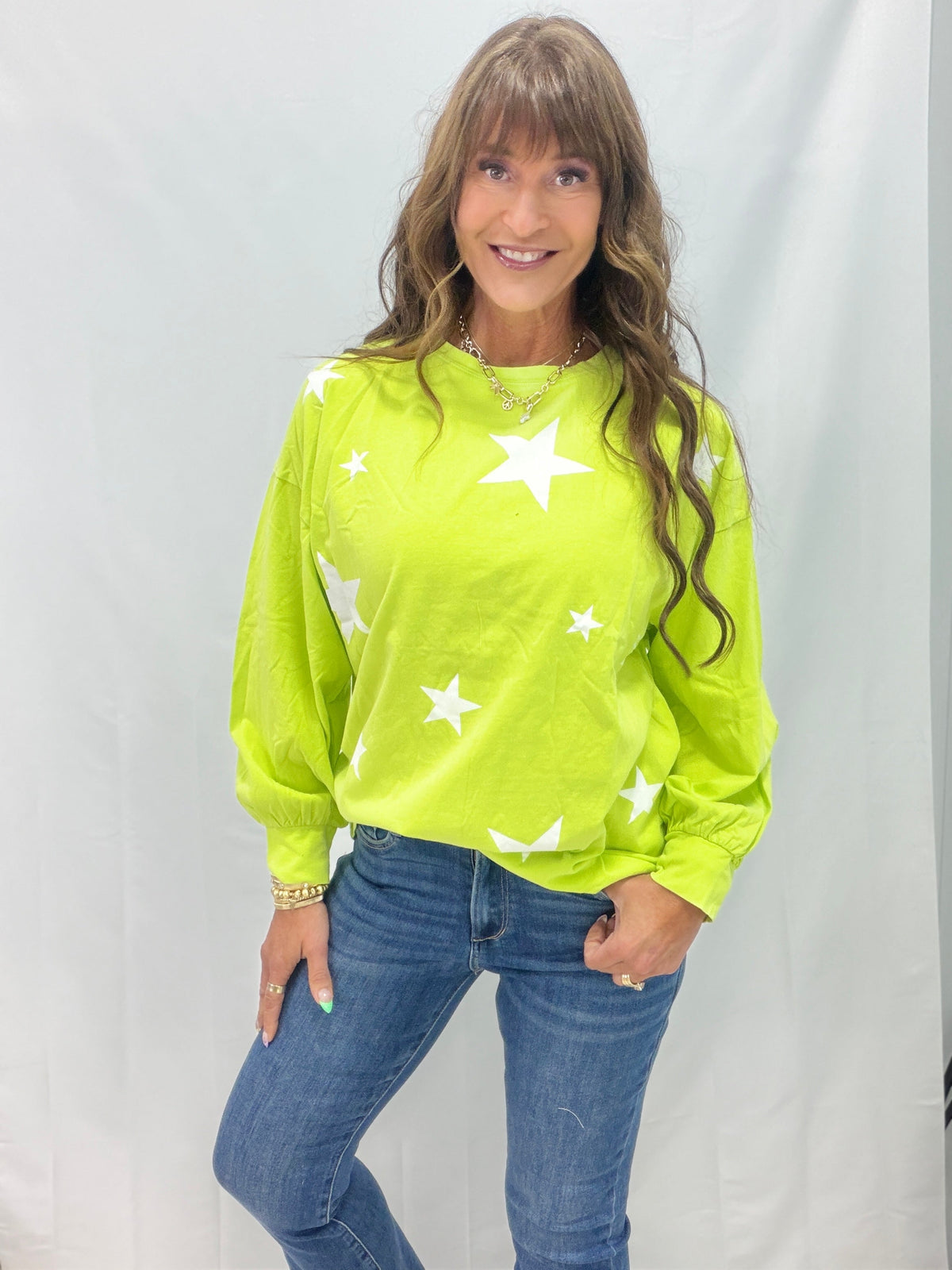 Sweet Star Mineral Washed Top In 2 Colors