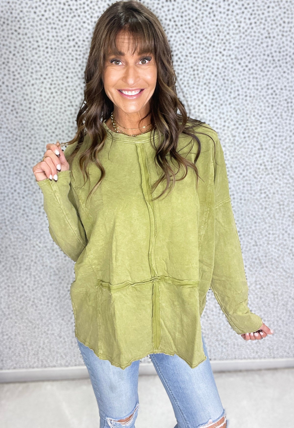 Easy Edge Pullover in 2 Colors *Final Sale*
