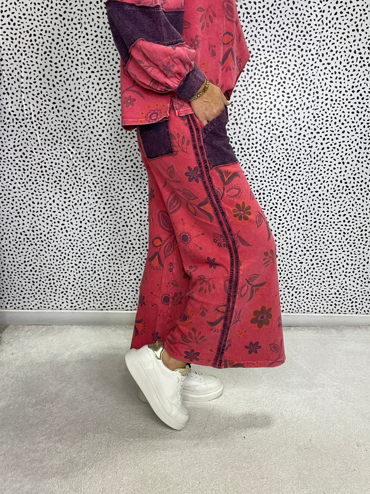 Garden Light Floral Printed Pants In 3 Colors
