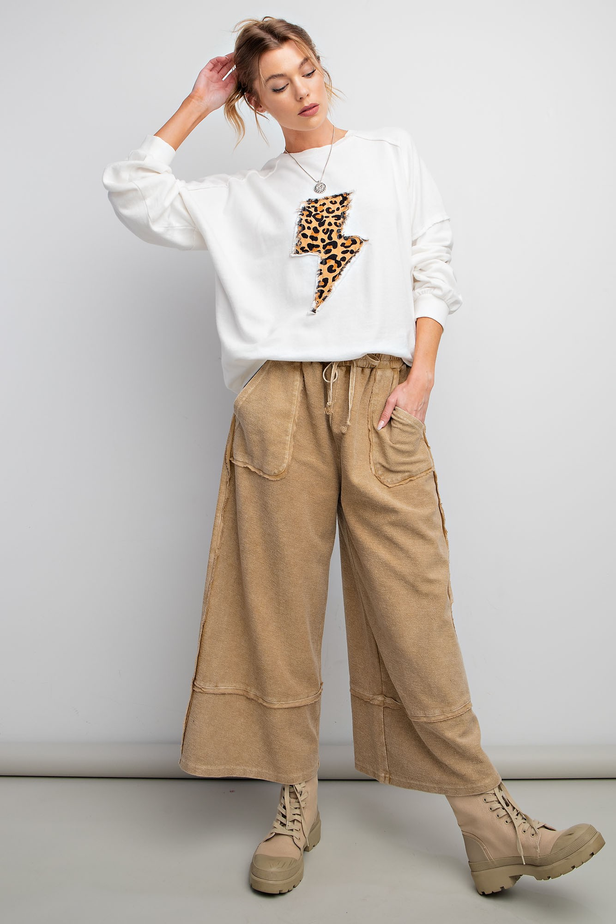Not The Only One Wide Leg Palazzo Pants In 11 Colors *Final Sale*