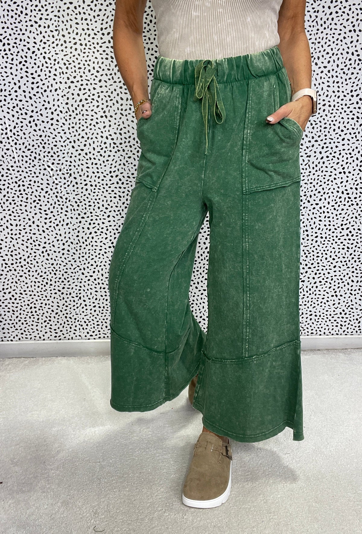 Squeeze The Day Flare Pants In 4 Colors