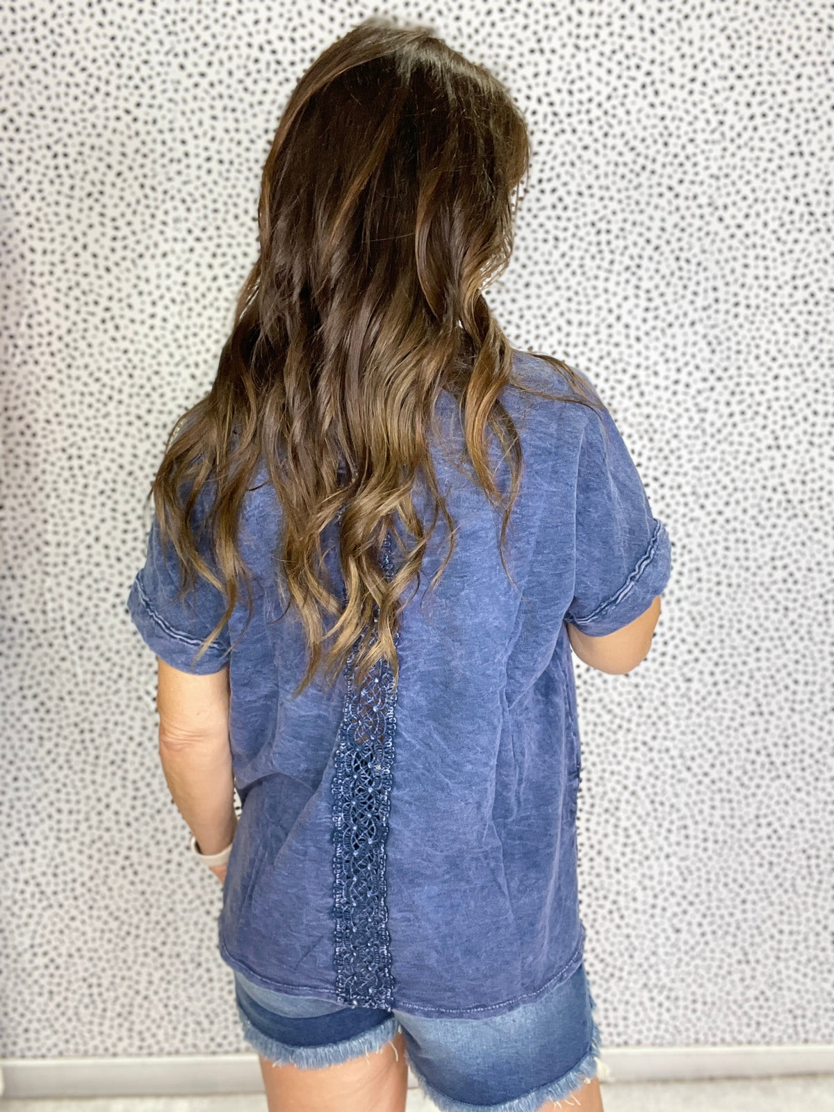 Sierra Lace Mineral-Wash Blouse In 3 Colors *Final Sale*