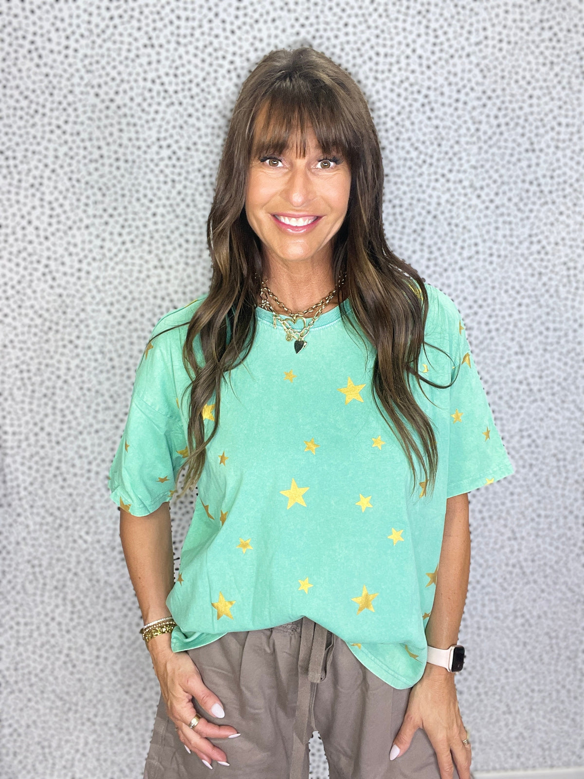 Starlit Comfort Washed Cotton Knit Top in 3 Colors