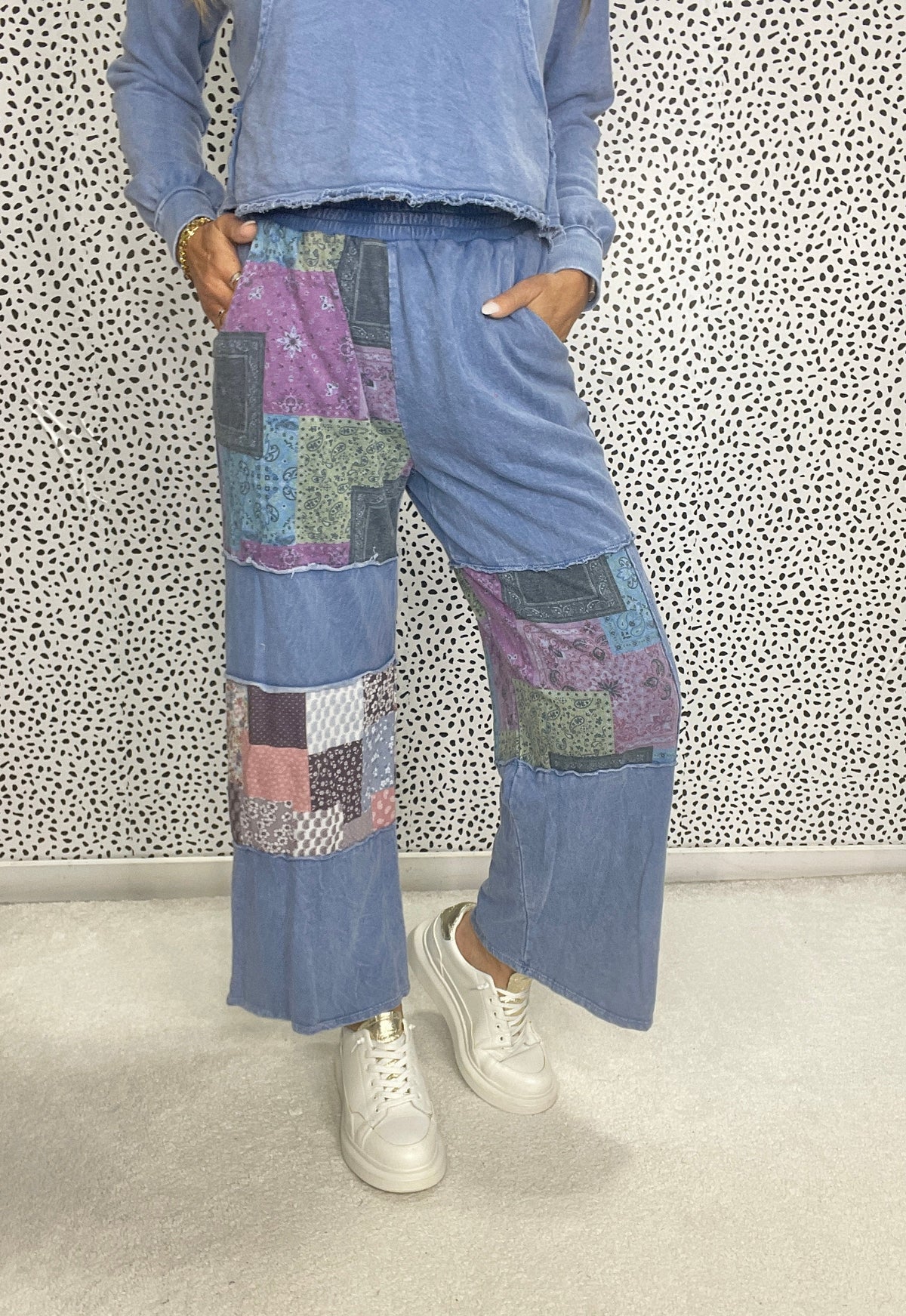Bandana Dreams Patchwork Pants In 3 Colors