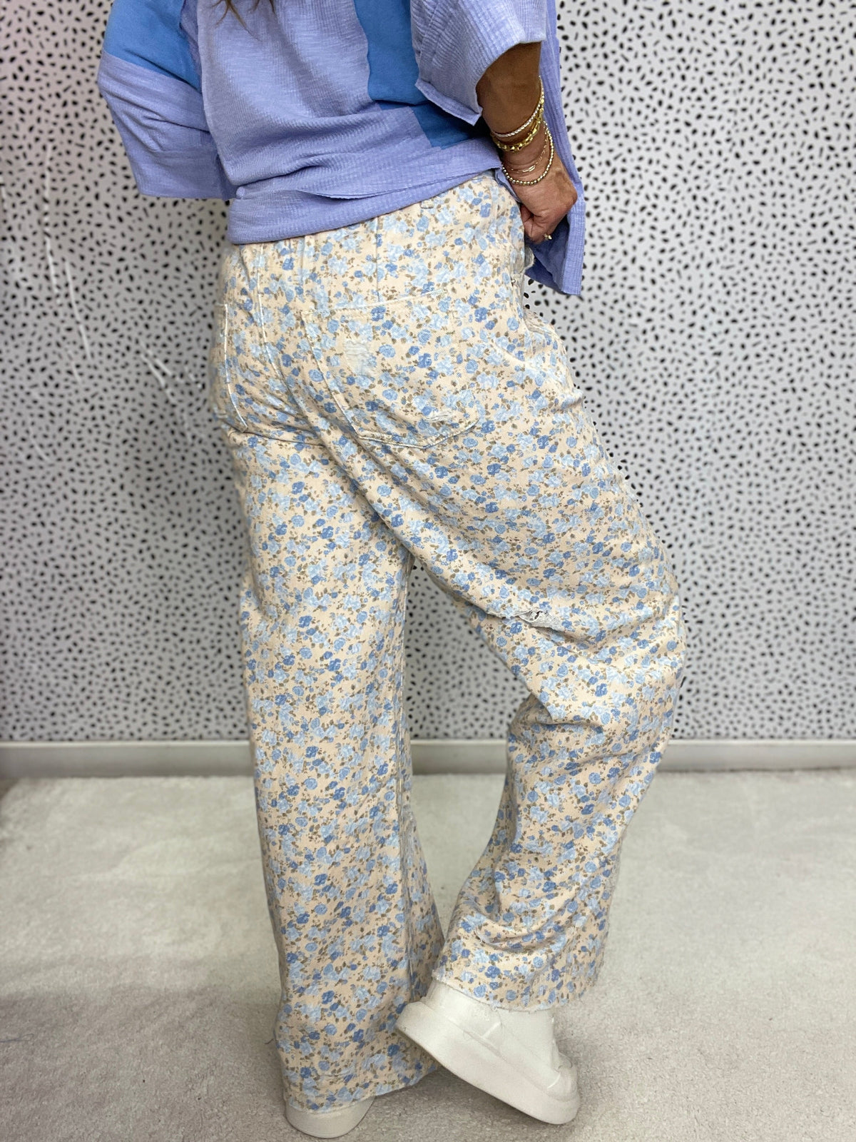 Pol Floral Everyday Edge Pants *Final Sale*
