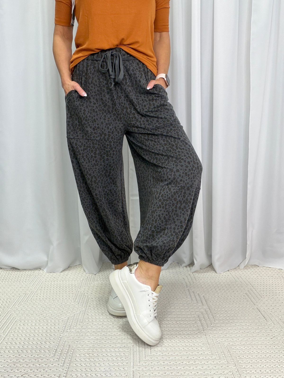 Urban Wild Animal Print Pants In 2 Colors
