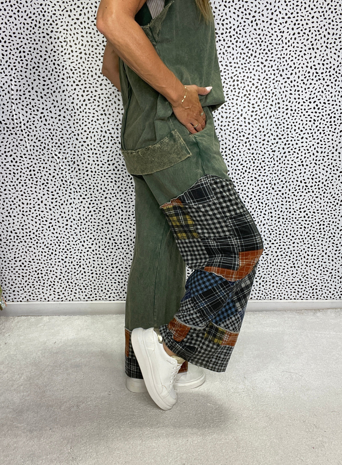 Woodland Patchwork Pants in 2 Colors