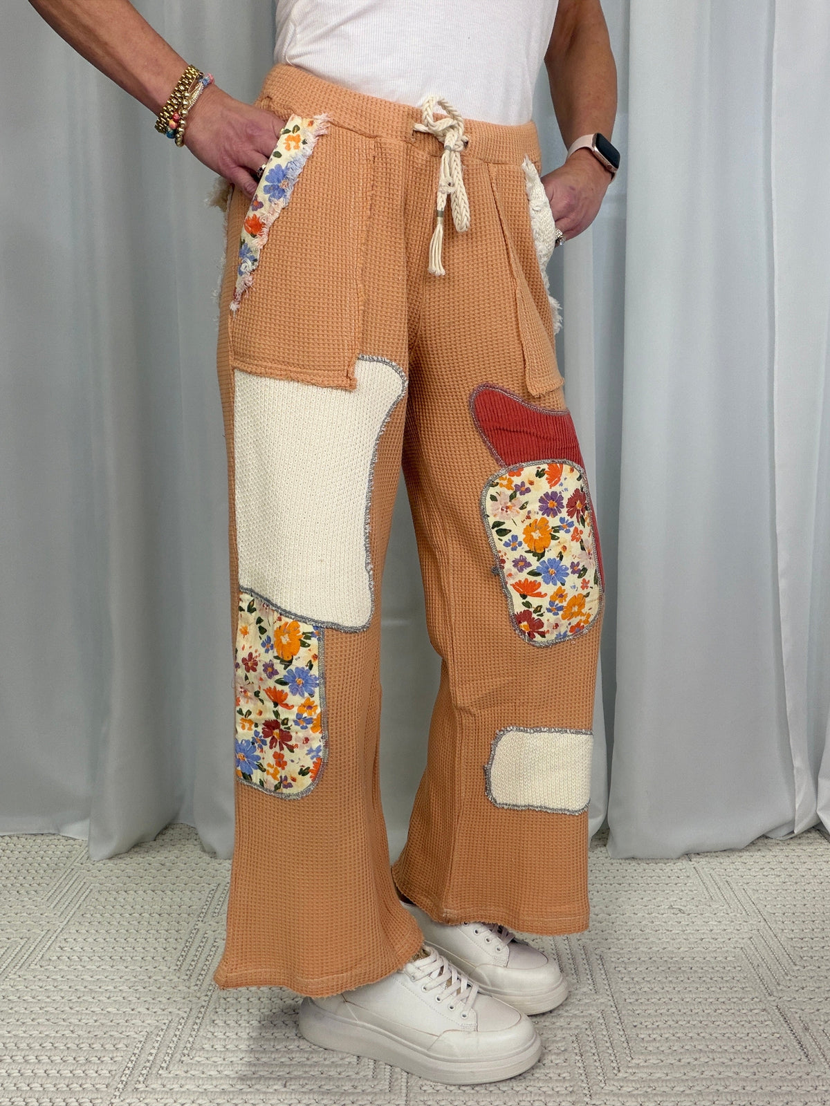 POL Relaxed Fit Thermal Pants In 2 Colors