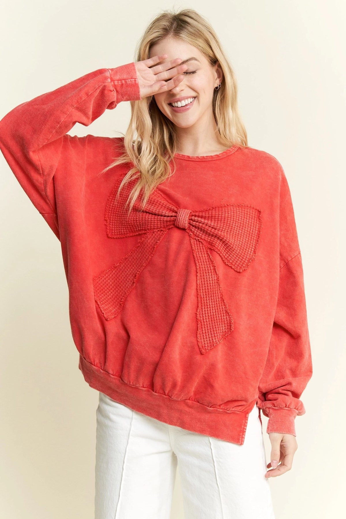 Bow Belle Pullover in 2 Colors *Final Sale*