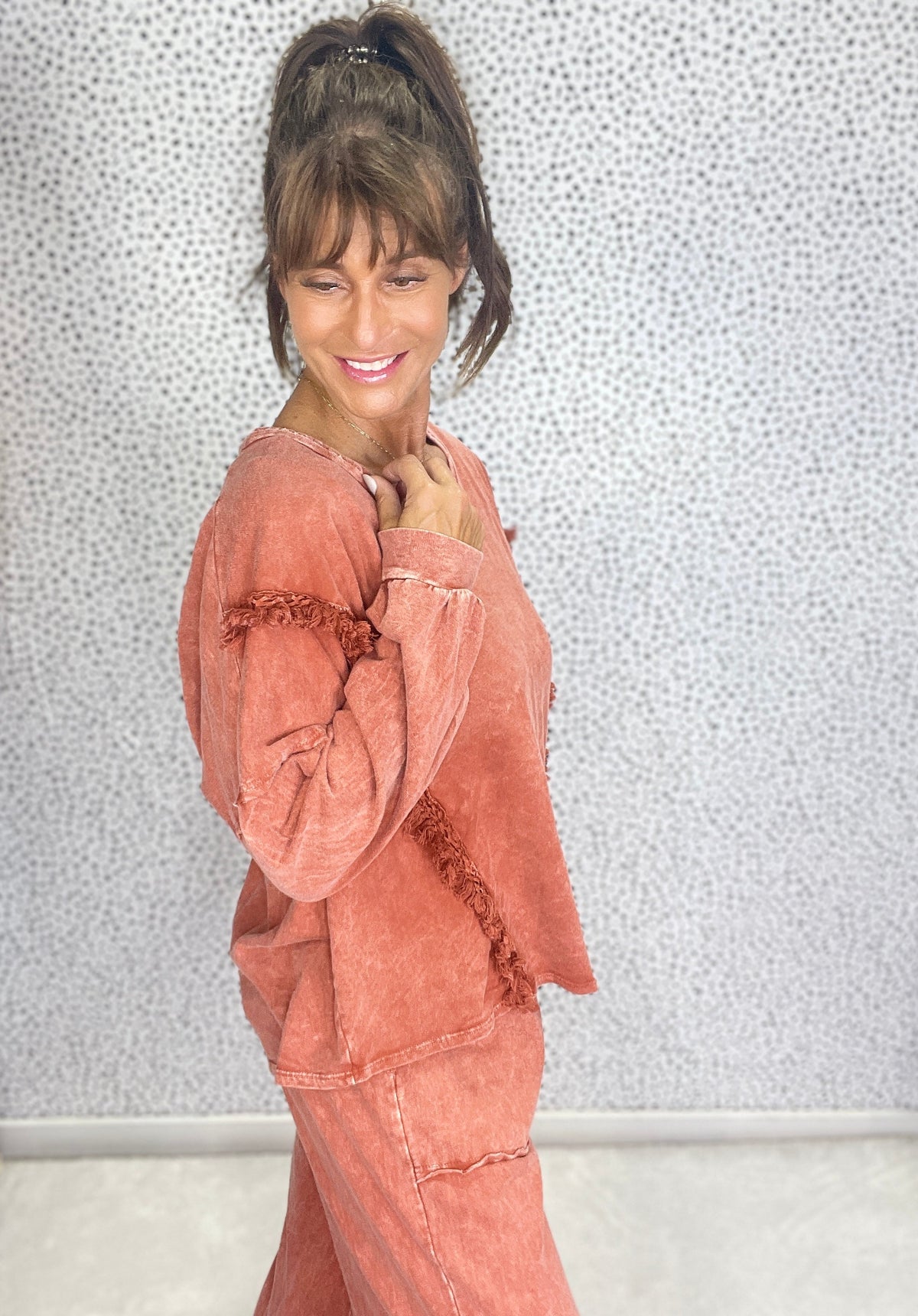 The Boho Bloom Lounge Top In 4 Colors *Final Sale*