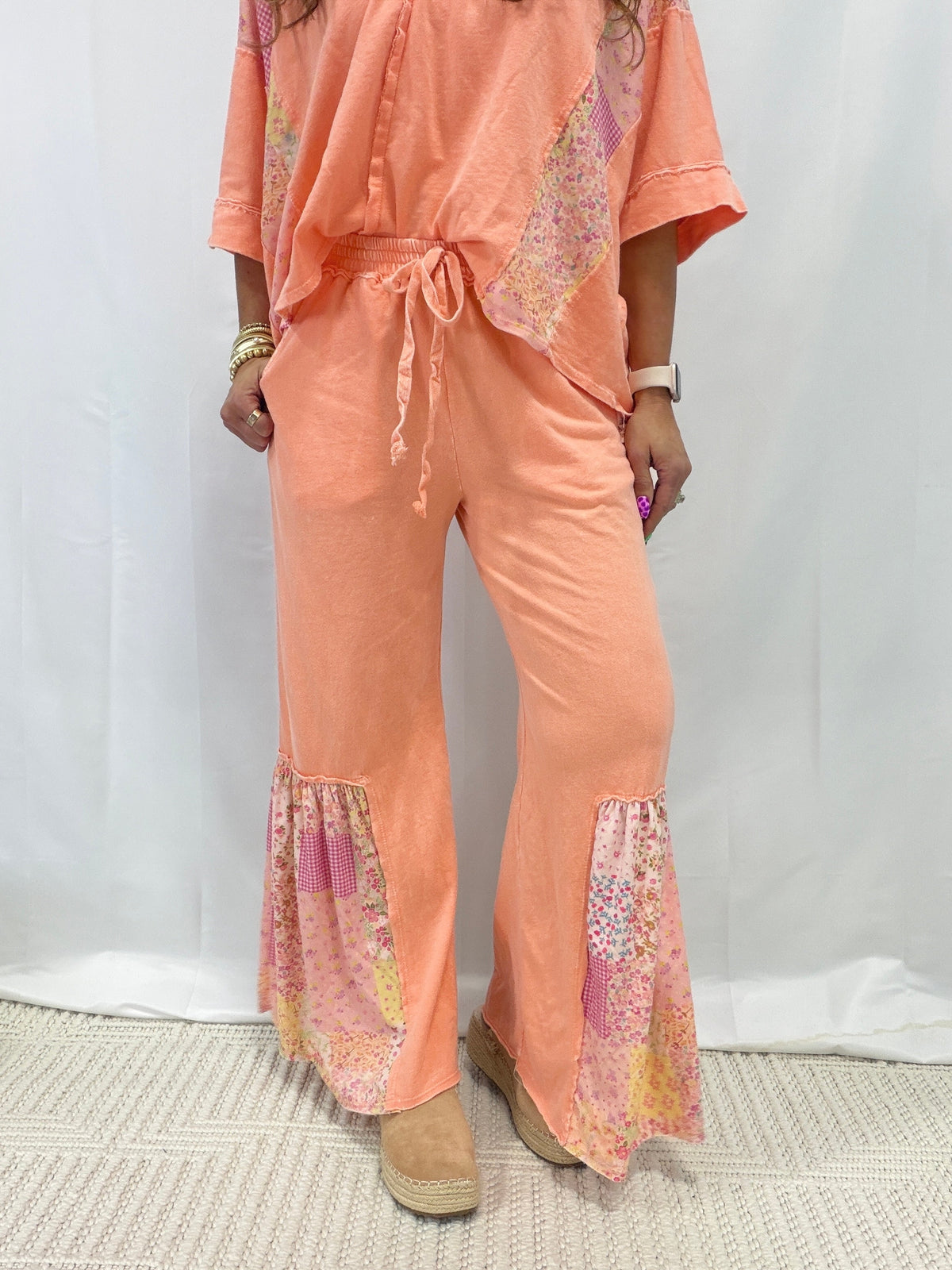 Patchwork Prairie Lounge Pants in 4 Colors