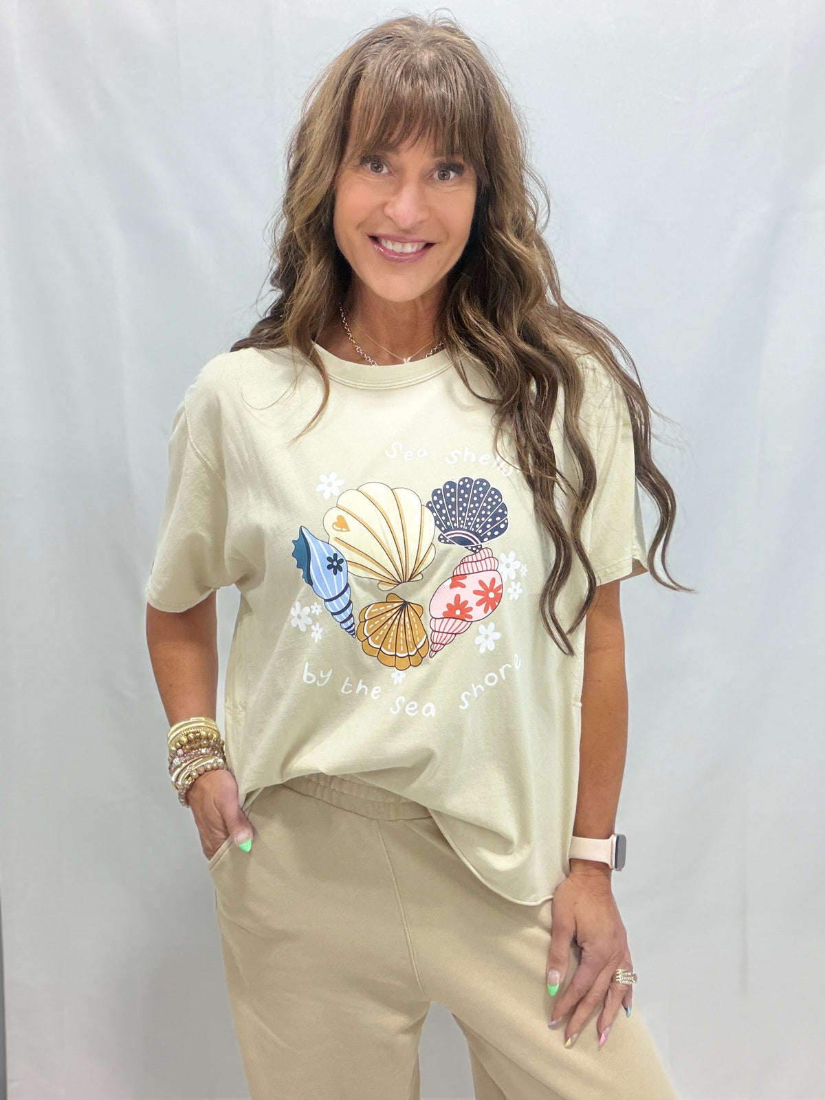Beach Days Mineral Washed Top In 2 Colors