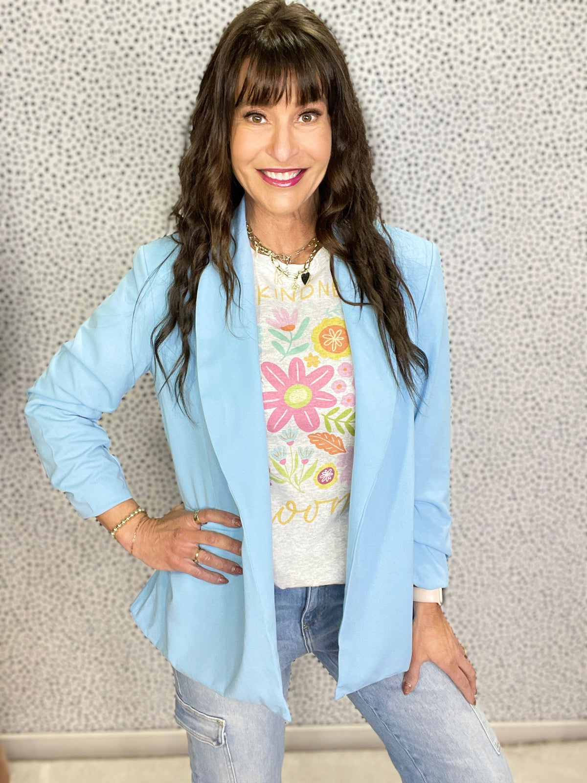 Out Of My Way Scrunch Sleeve Blazer In 3 Colors