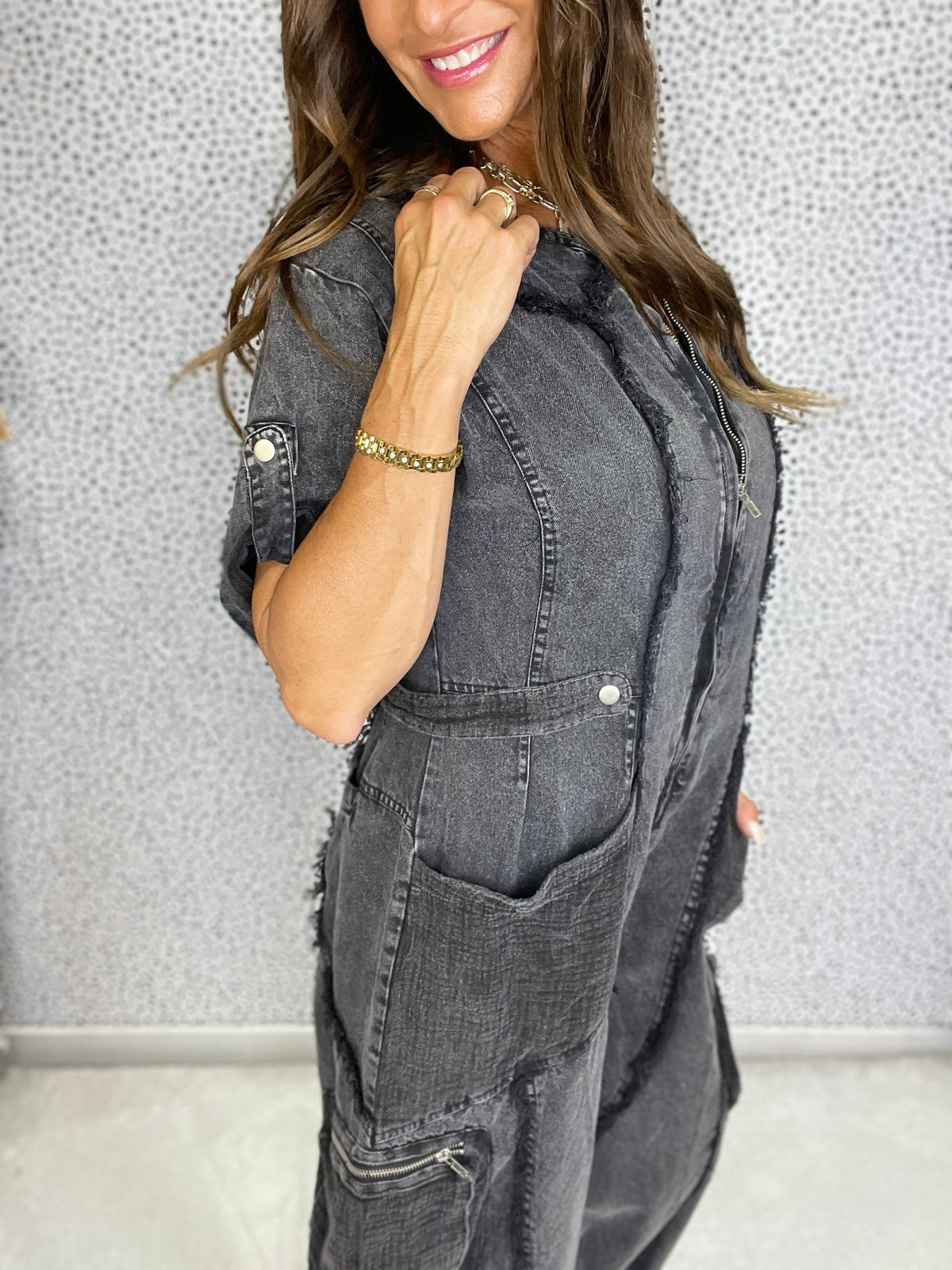 Oli & Hali Jumper In Black *Final Sale*