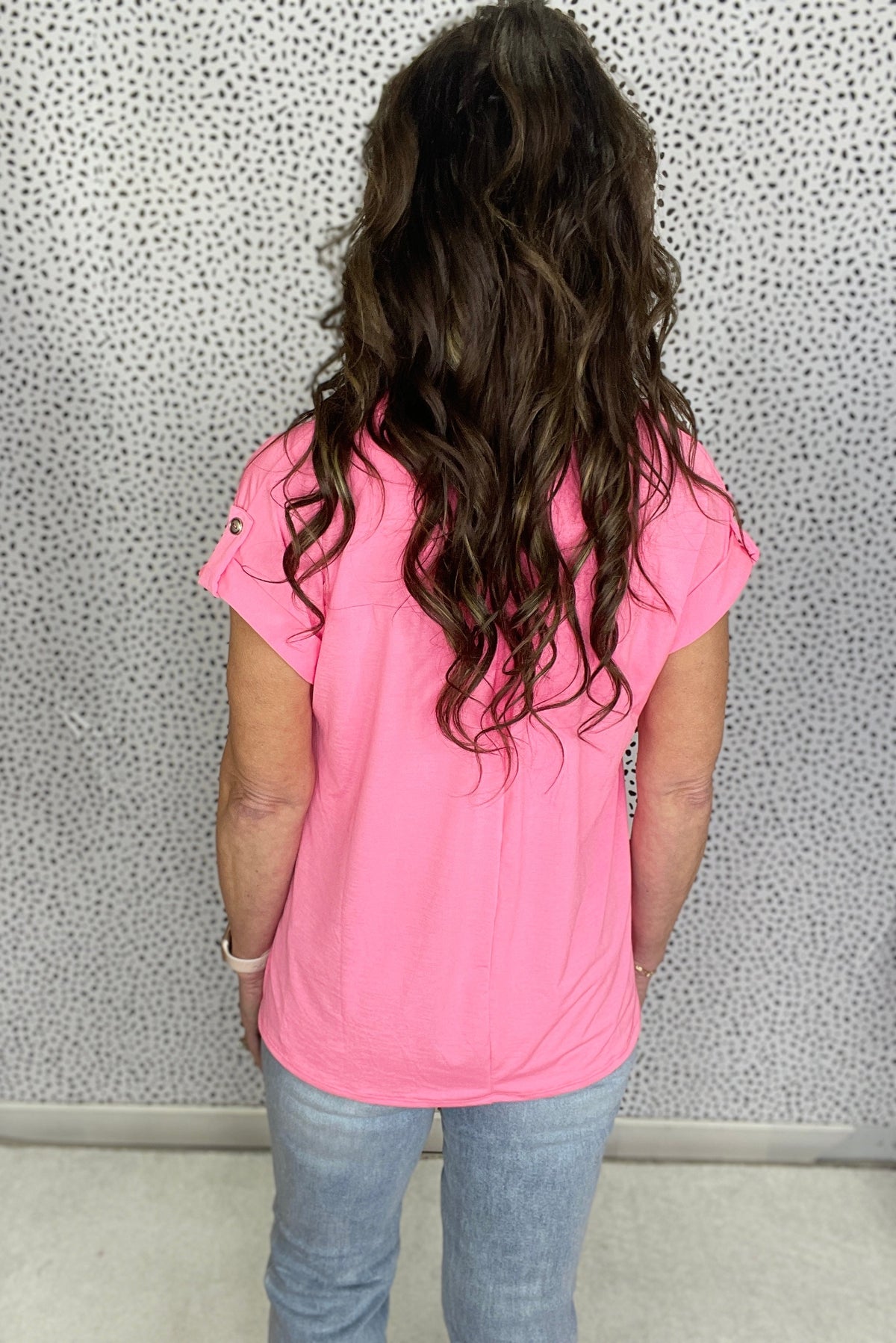Everday Button Sleeve Top In Multiple Colors *Final Sale*