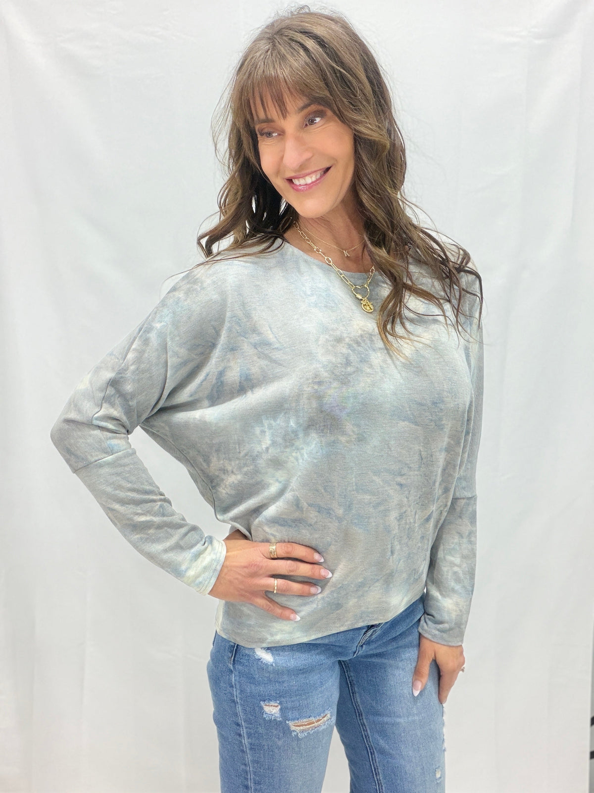 Vintage Wash Long Sleeve – Grey *Final Sale*