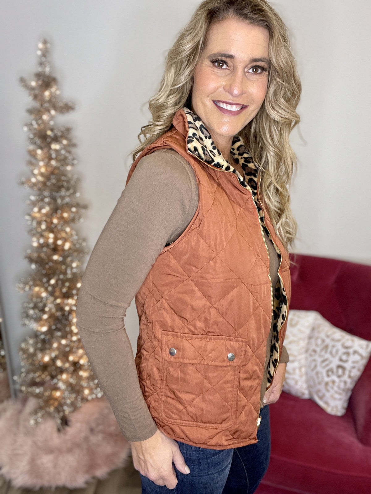 Darcy Reversible Quilted Vest *Final Sale*