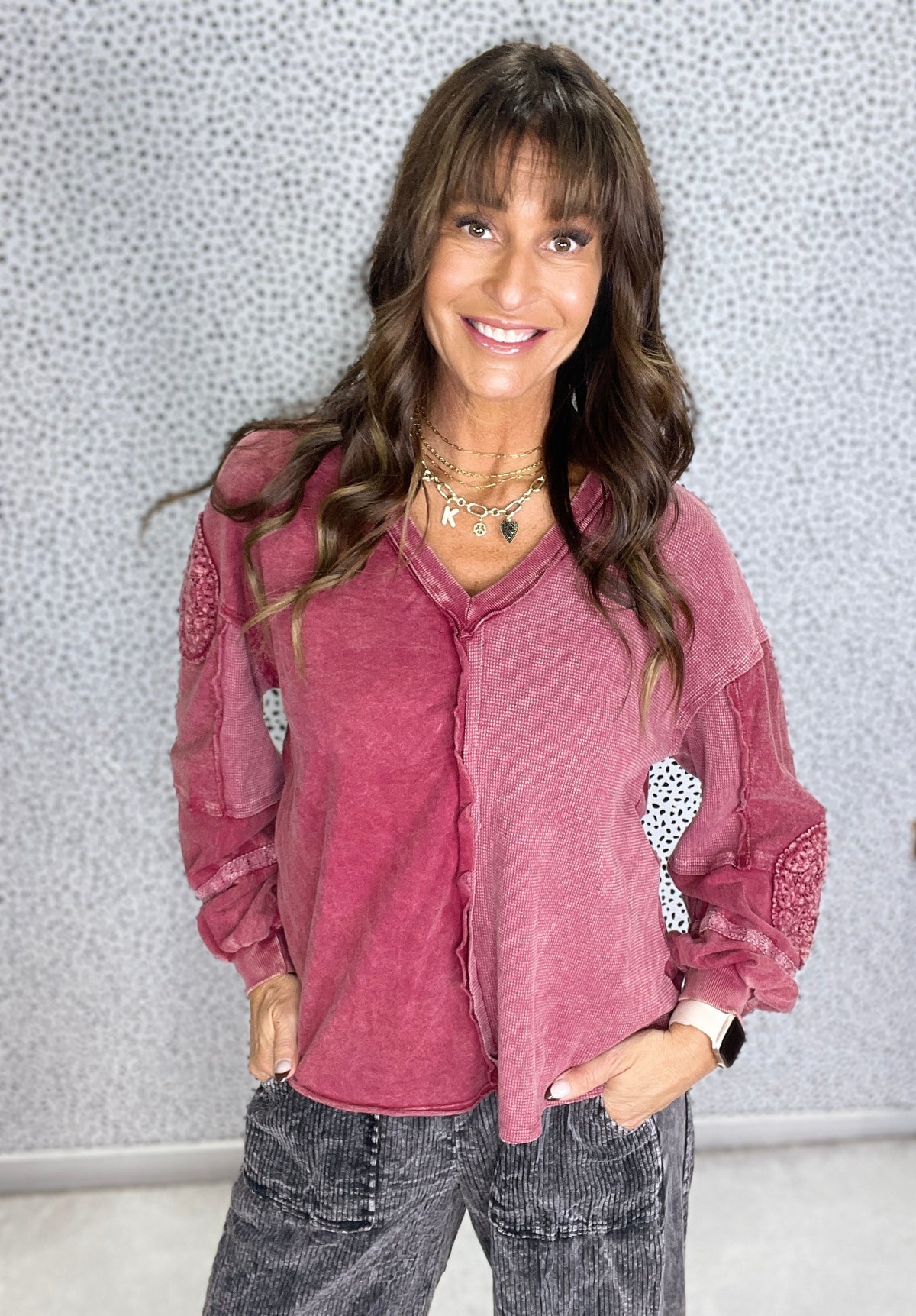 Desert Bloom Waffle Knit Top in 5 Colors