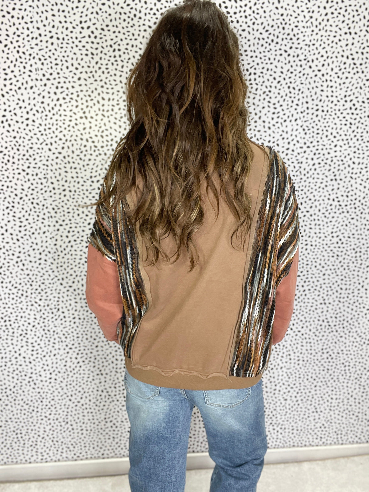 Oli & Hali Favorite Spot Pullover In Mocha *Final Sale*