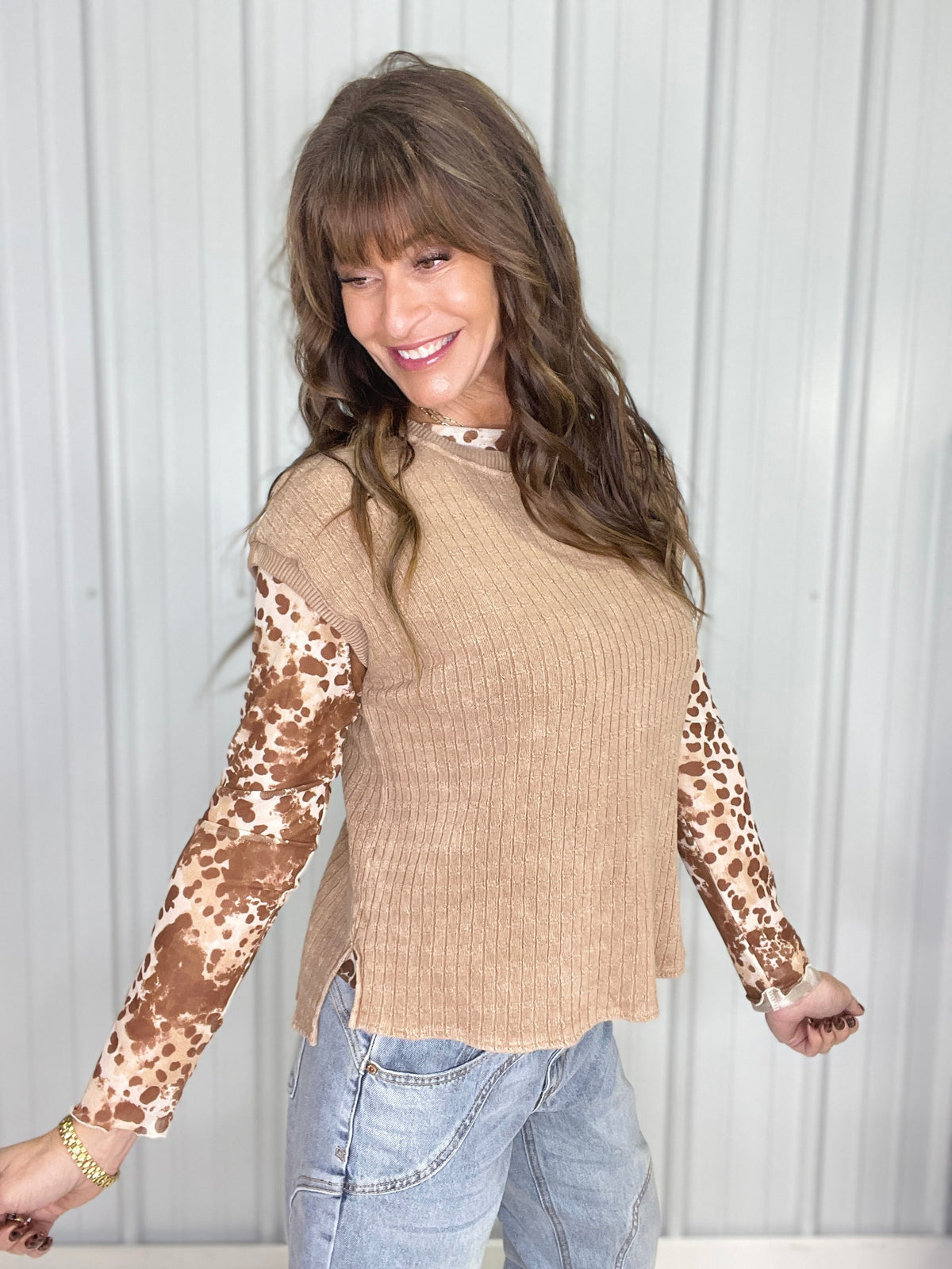 Canyon Ease Ribbed Top in 3 Colors