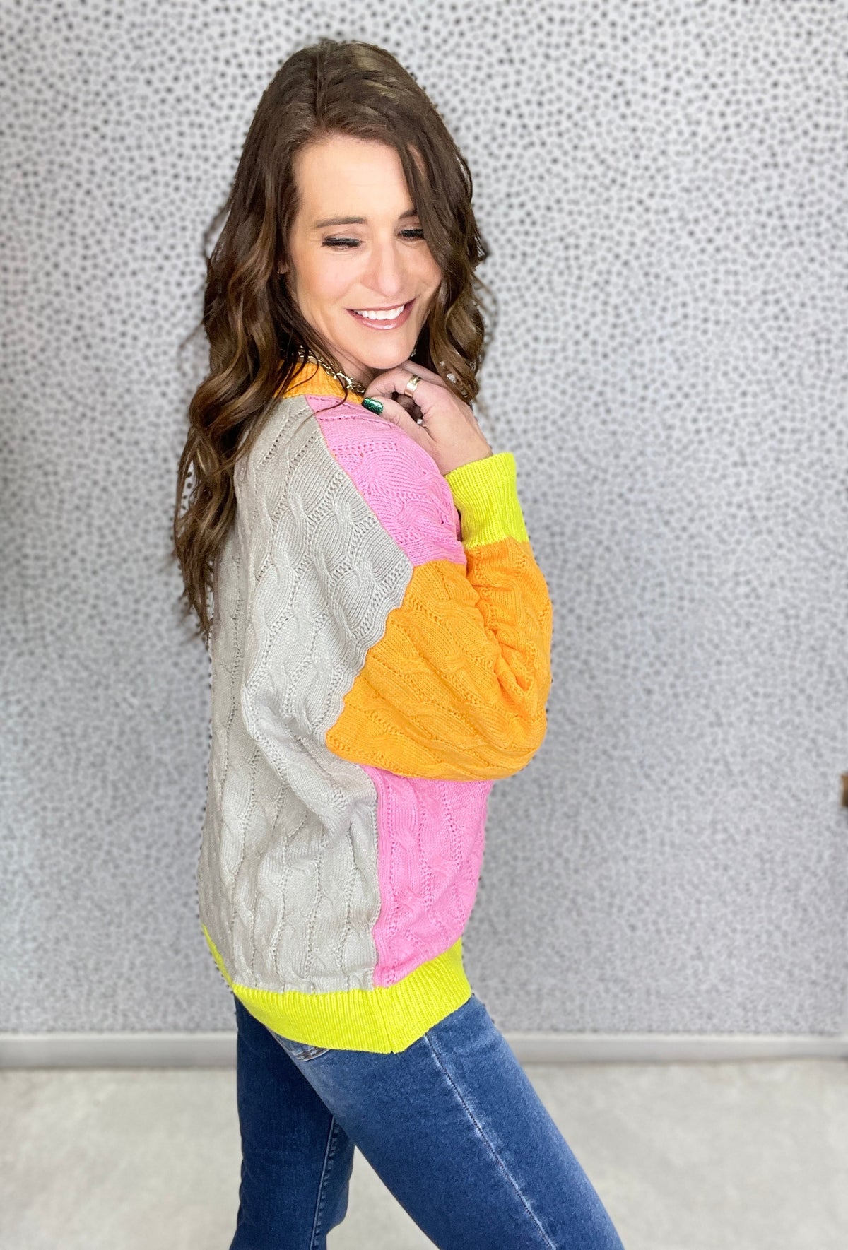 Never A Dull Moment Color Block Knit Sweater *Final Sale*