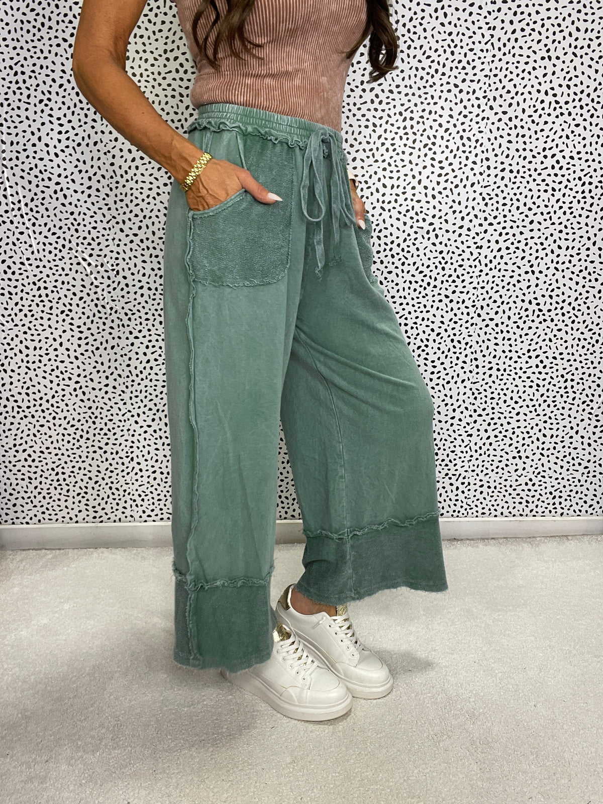 Pretty Girl Easy Mineral Wash Pants In 13 Colors