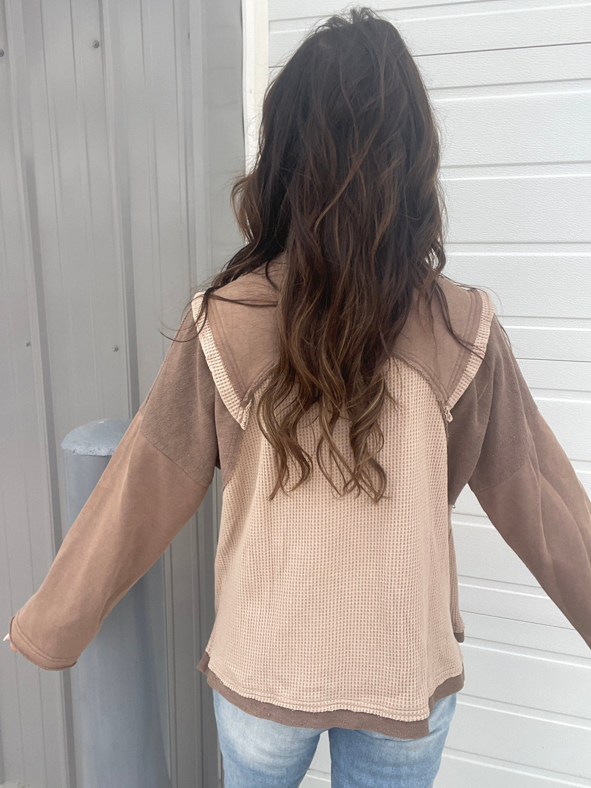Pol Prove Me Wrong Waffle Knit Top in 2 Colors *Final Sale*