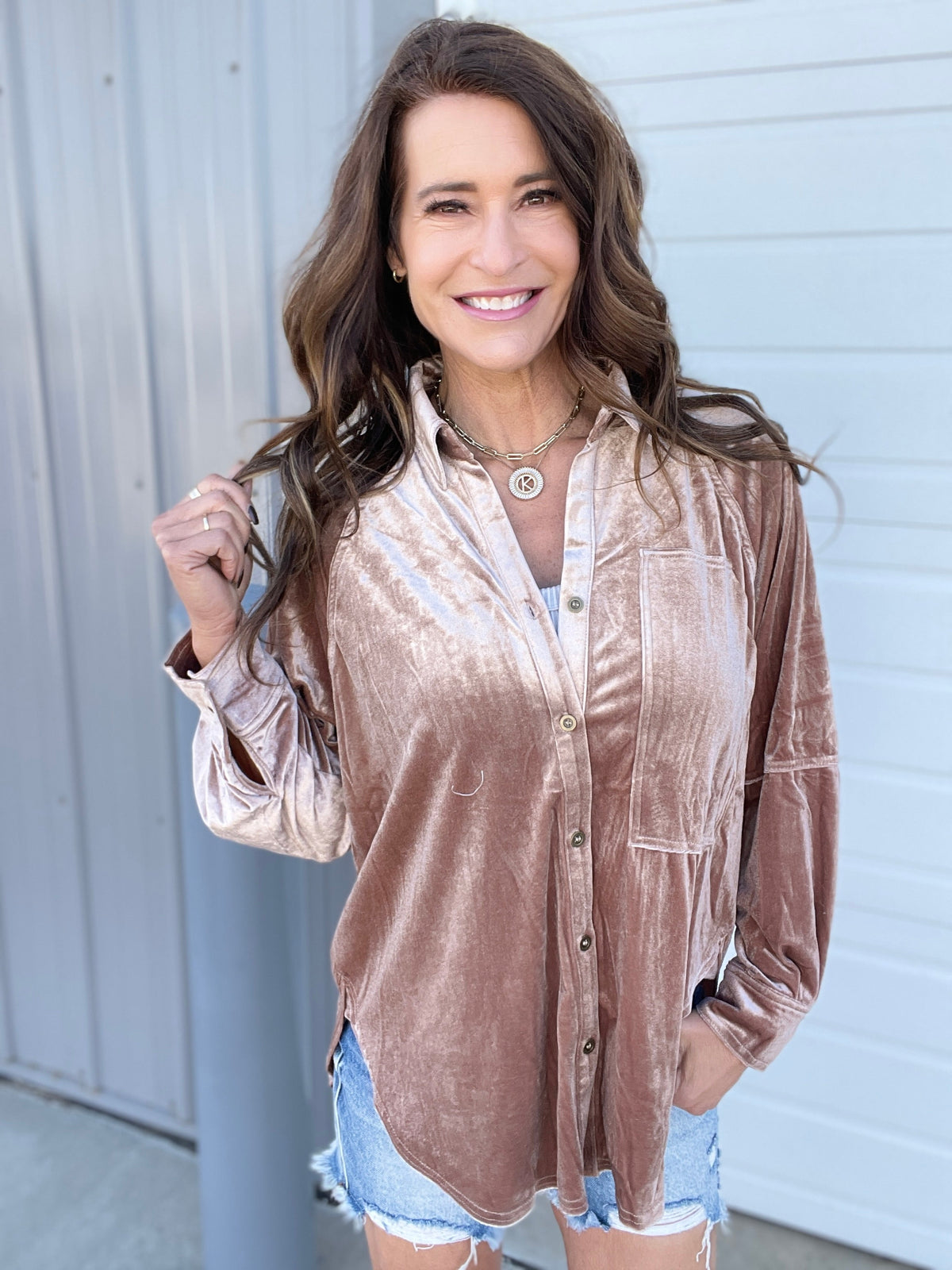 Make It After All Oversized Velvet Top In 3 Colors *Final Sale*