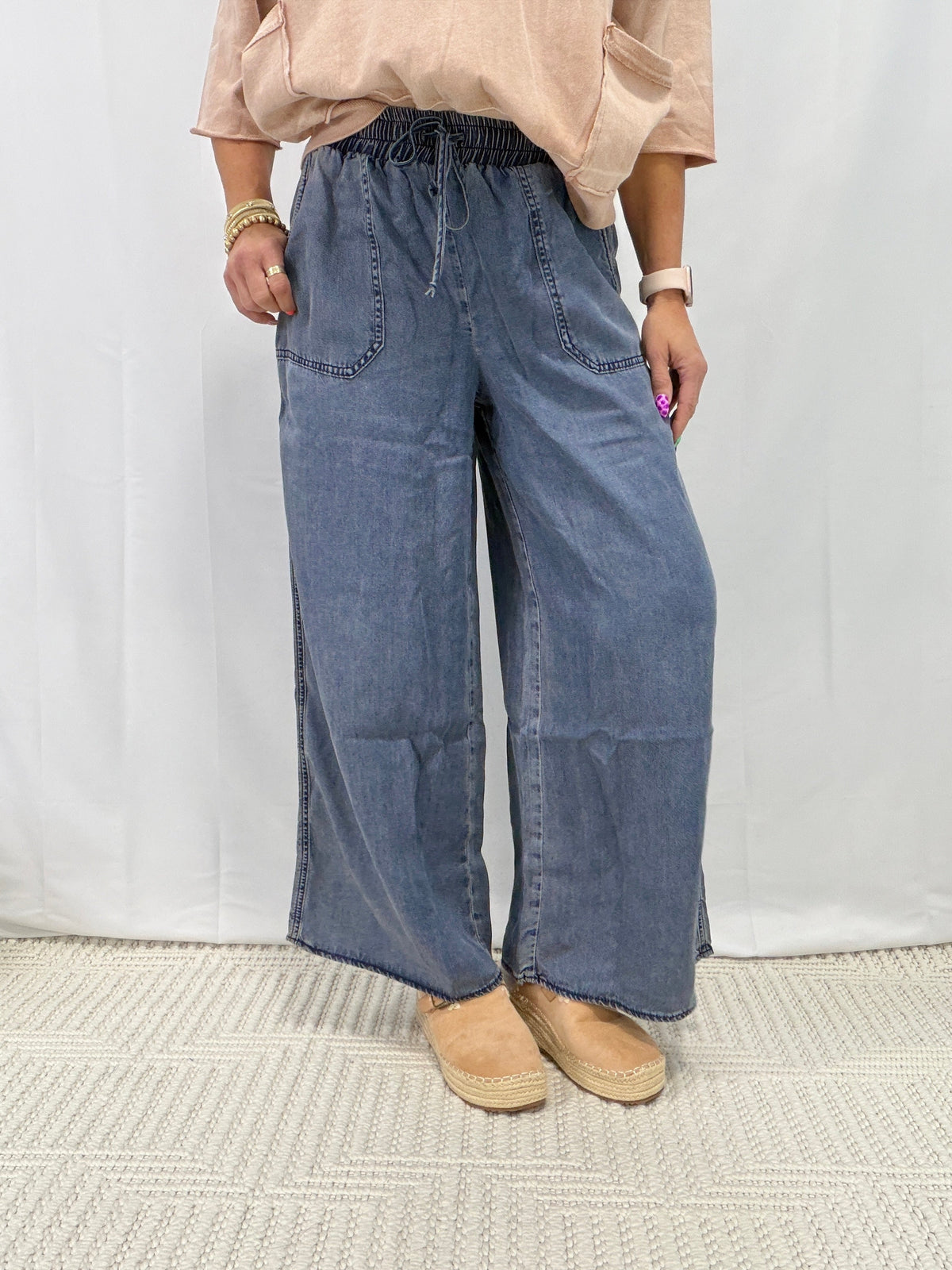 I'll Never Lie Tencel Wide-Leg Pants In 2 Colors