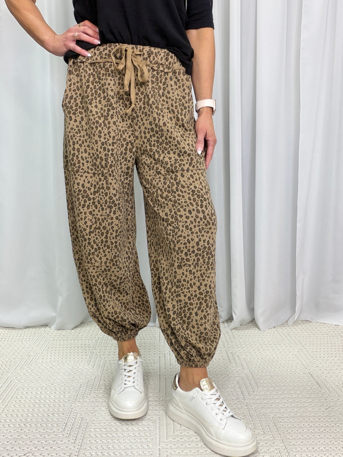 Urban Wild Animal Print Pants In 2 Colors
