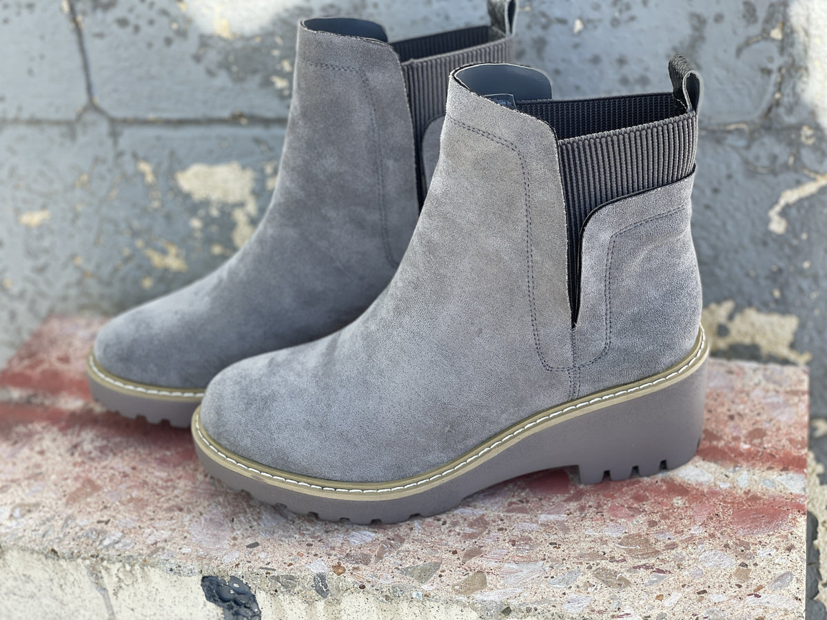 Corky's Hey Girl Basic Bootie In Taupe & Grey *Final Sale*
