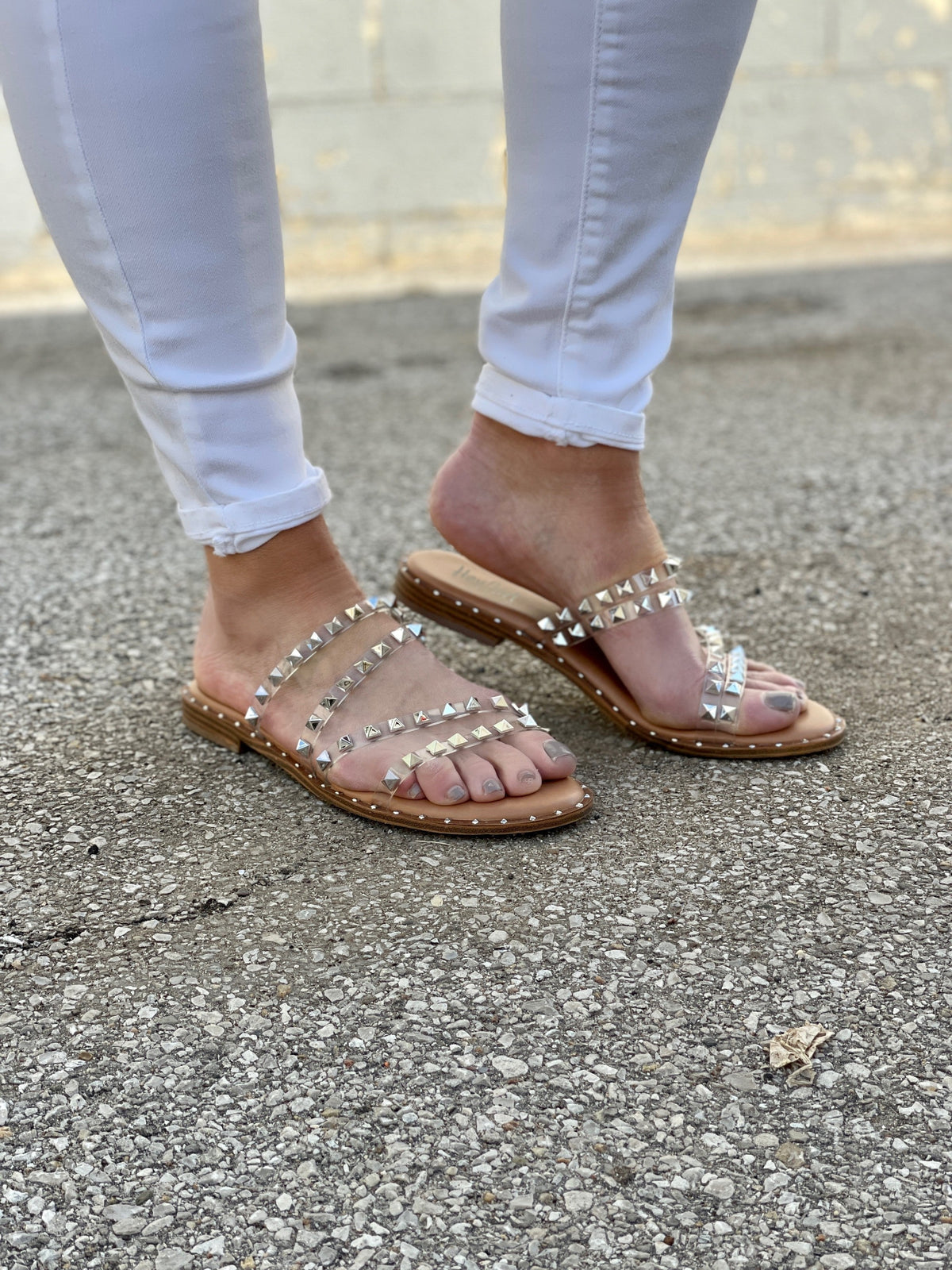 Beach Please Studded Sandals *Final Sale*