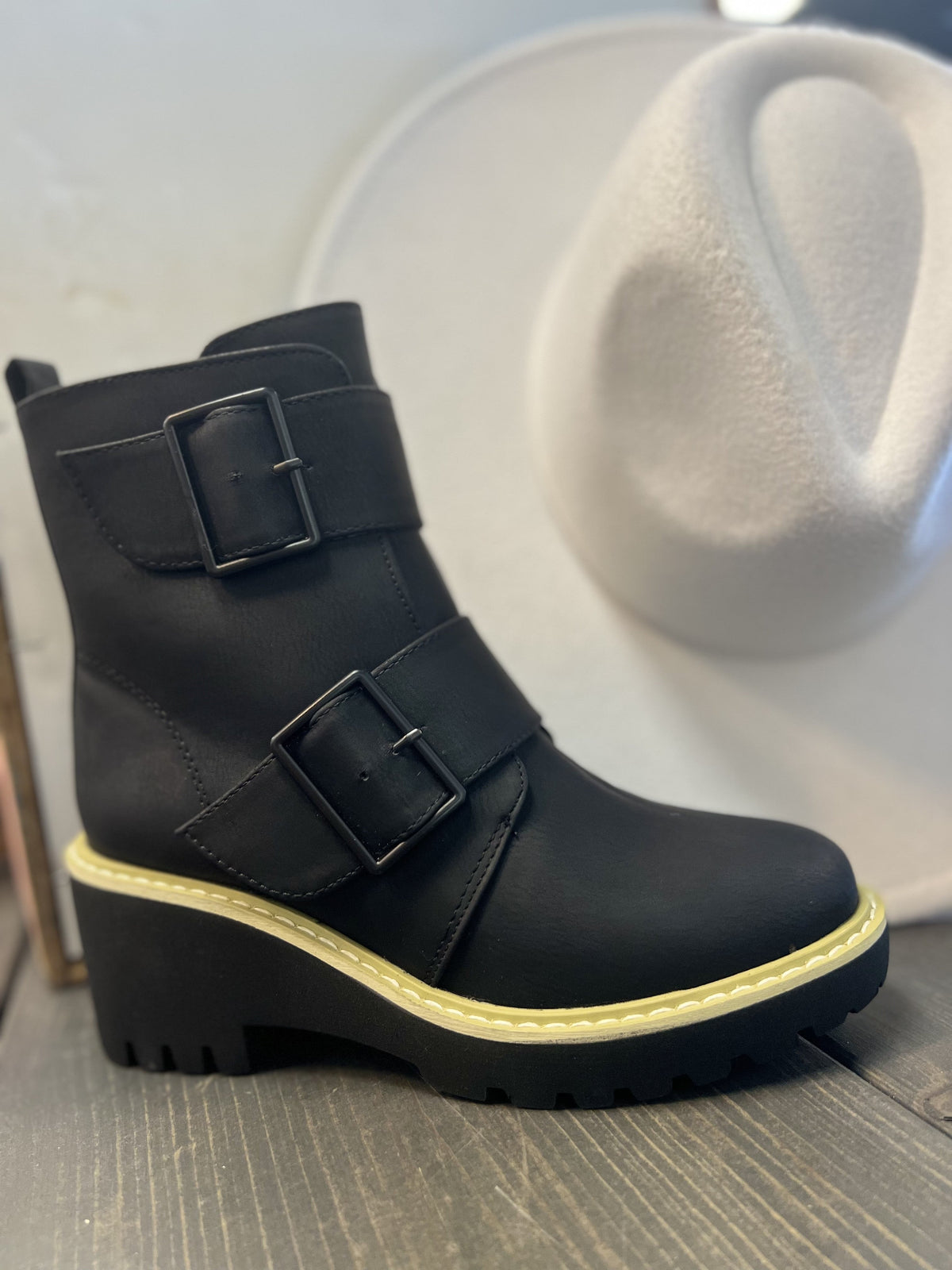 Corky's Woke Black Distressed Boots *Final Sale*