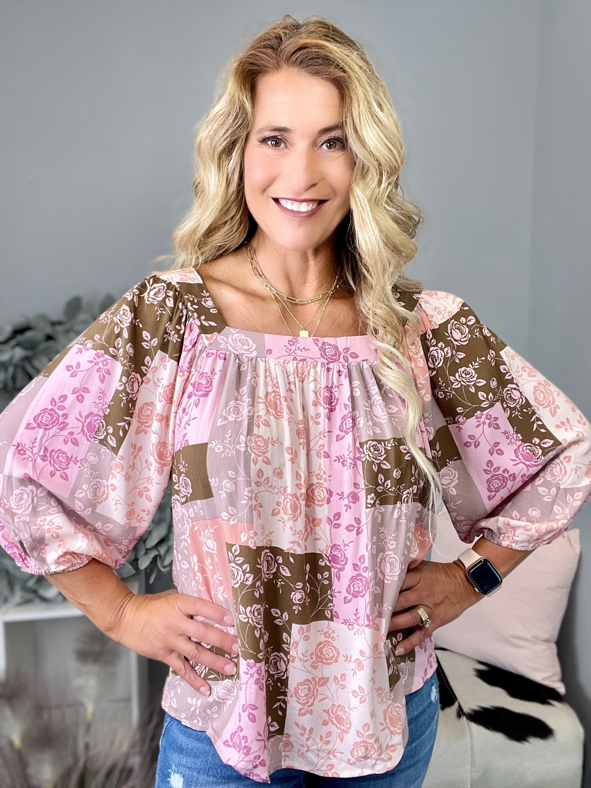 Thinking Bout You Floral Top