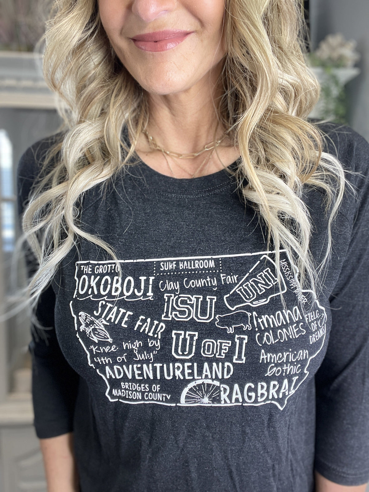 Pride of Iowa Raglan Tee *Final Sale*