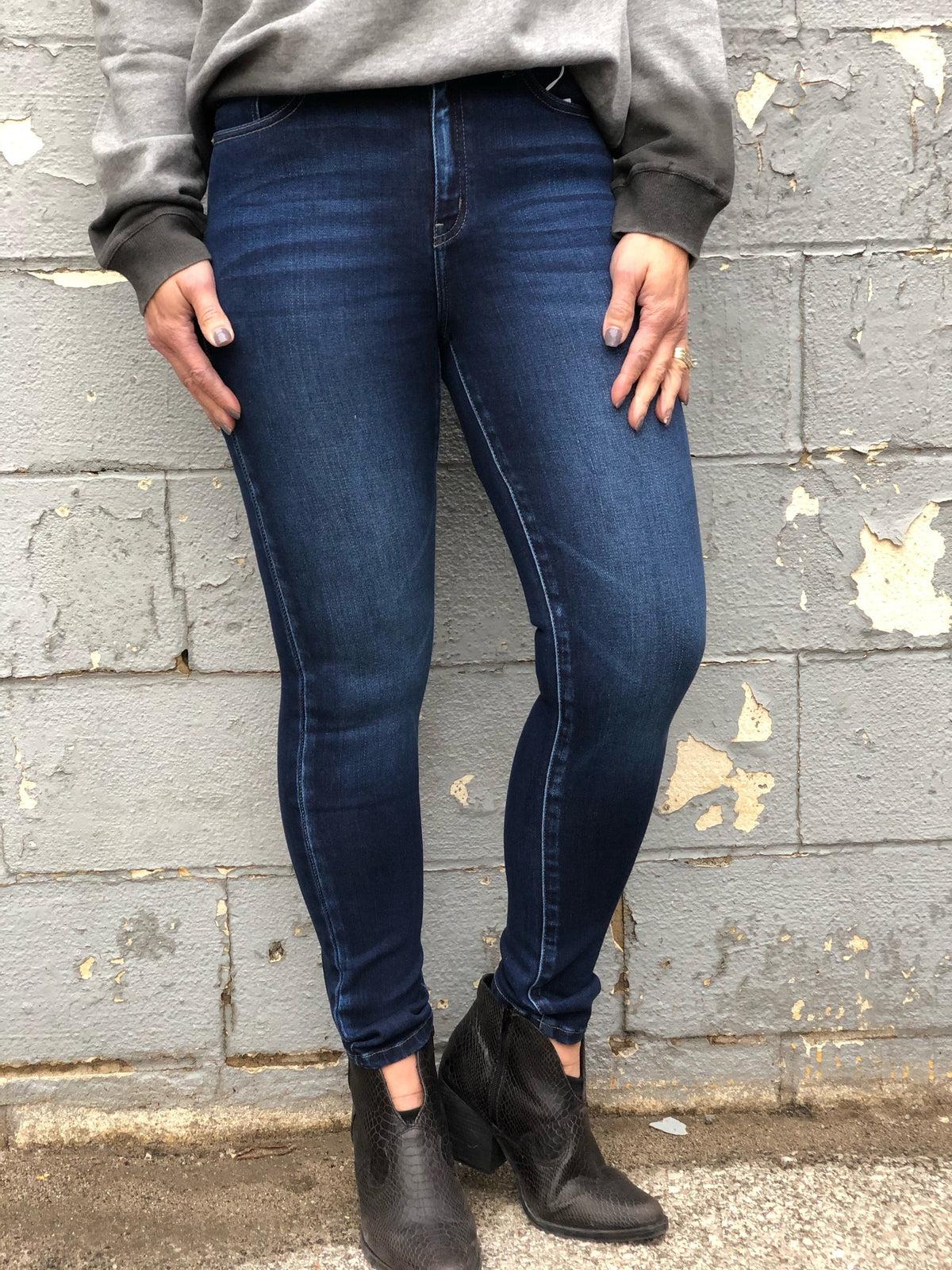 KanCan Ginny High Rise Non-Distress Jean 42D *Final Sale*